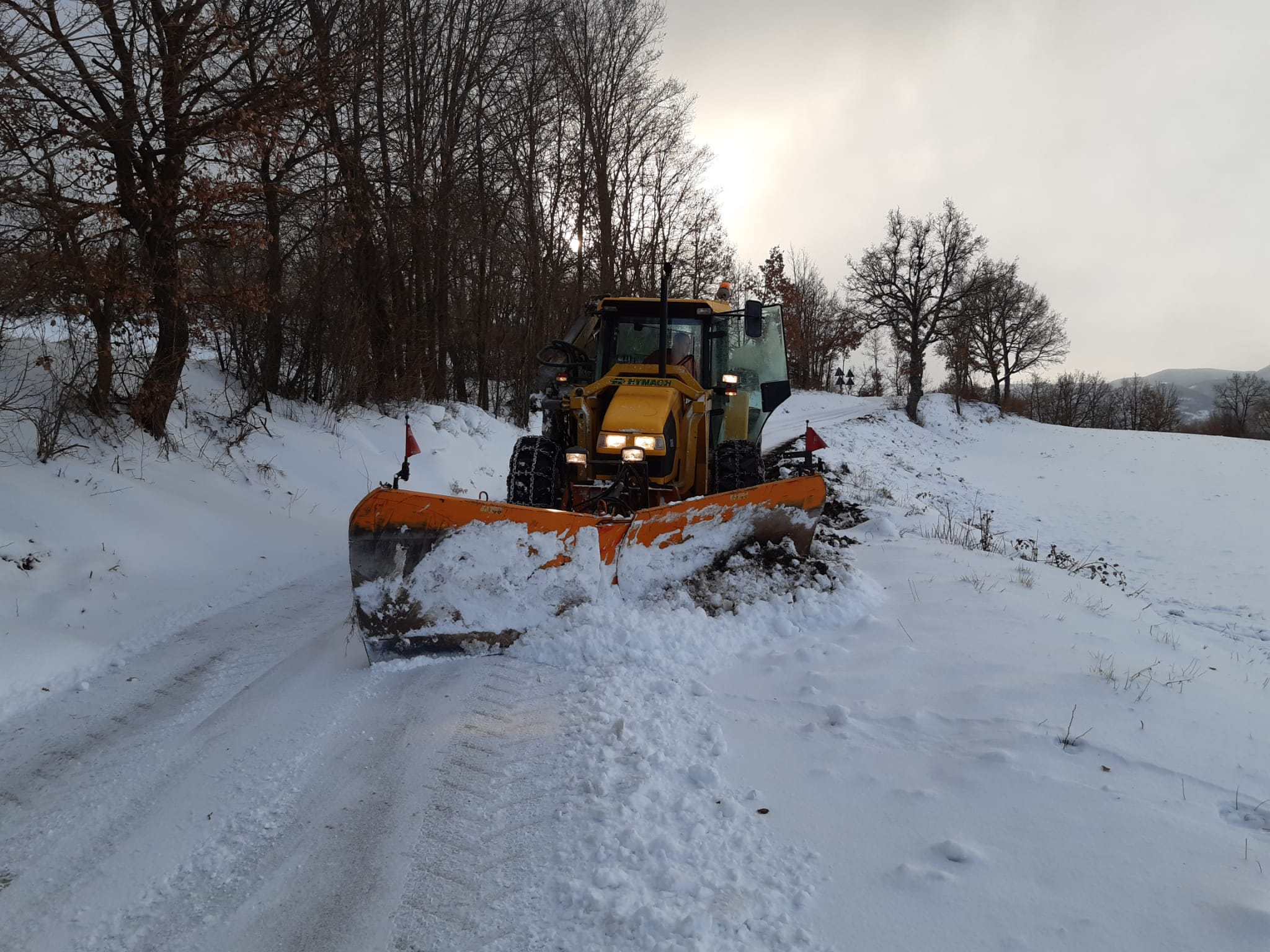 Viabilità – Neve, situazione sotto controllo sulle strade provinciali