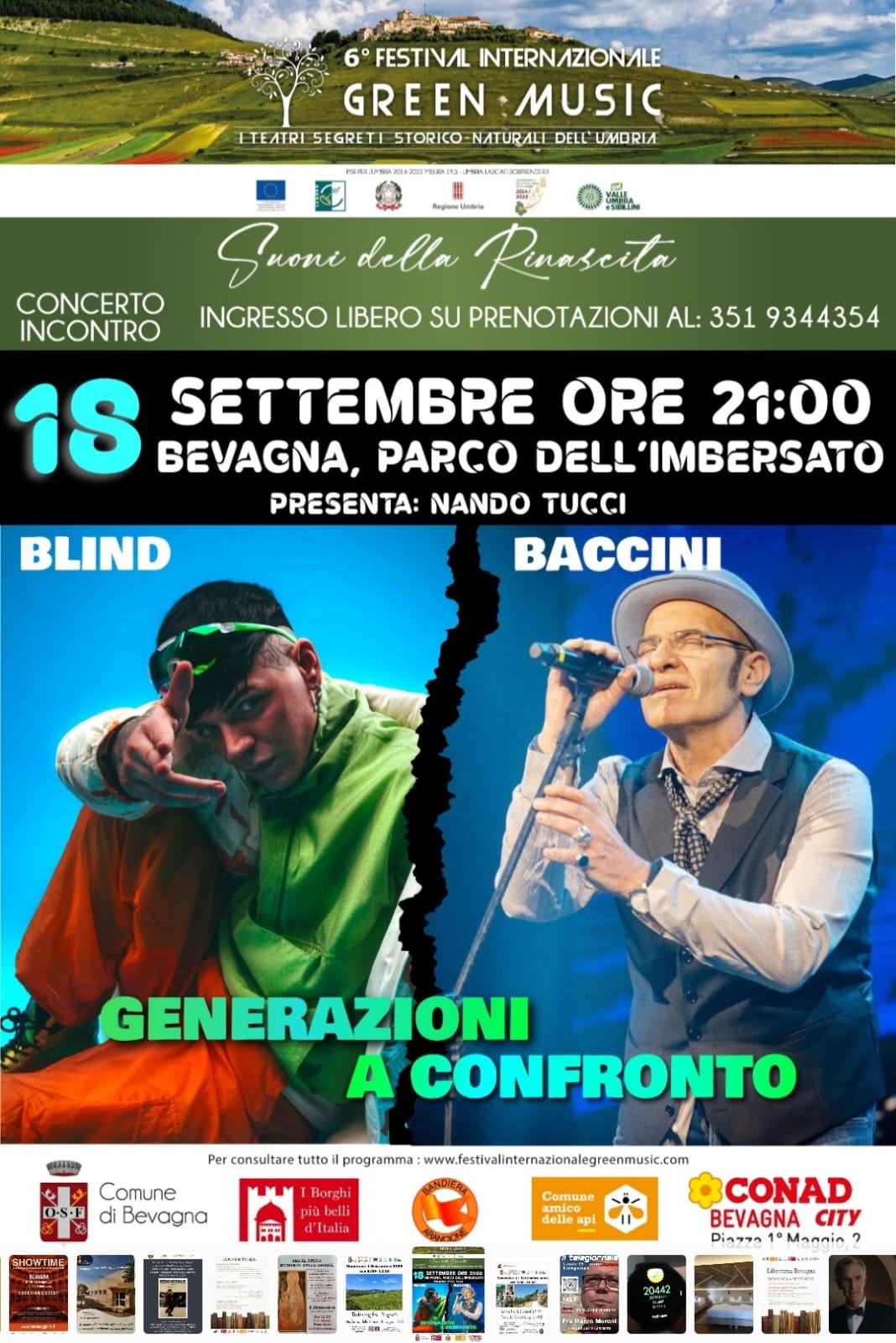 Eventi a Bevagna – Blind e Baccini in concerto