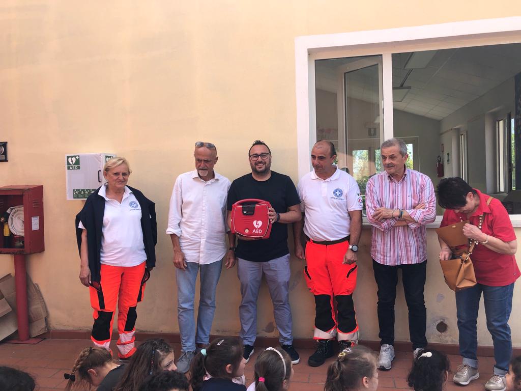  “San Giustino Cardioprotetta”, inaugurato un nuovo defibrillatore alla scuola di Cospaia