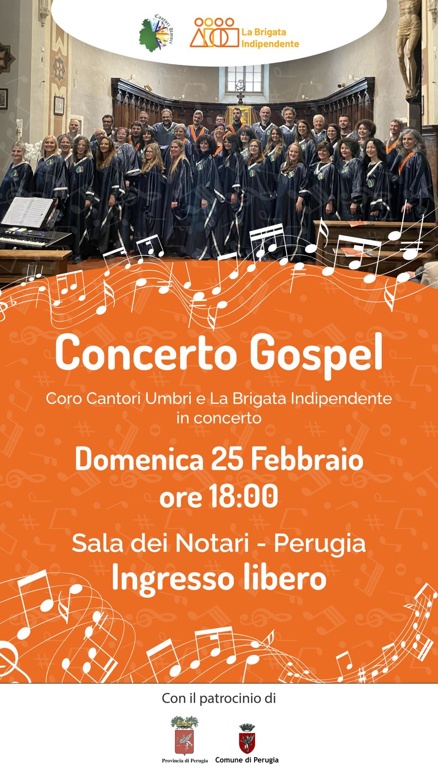 Eventi in musica & solidarietà – A Perugia un concerto Gospel “inclusivo”