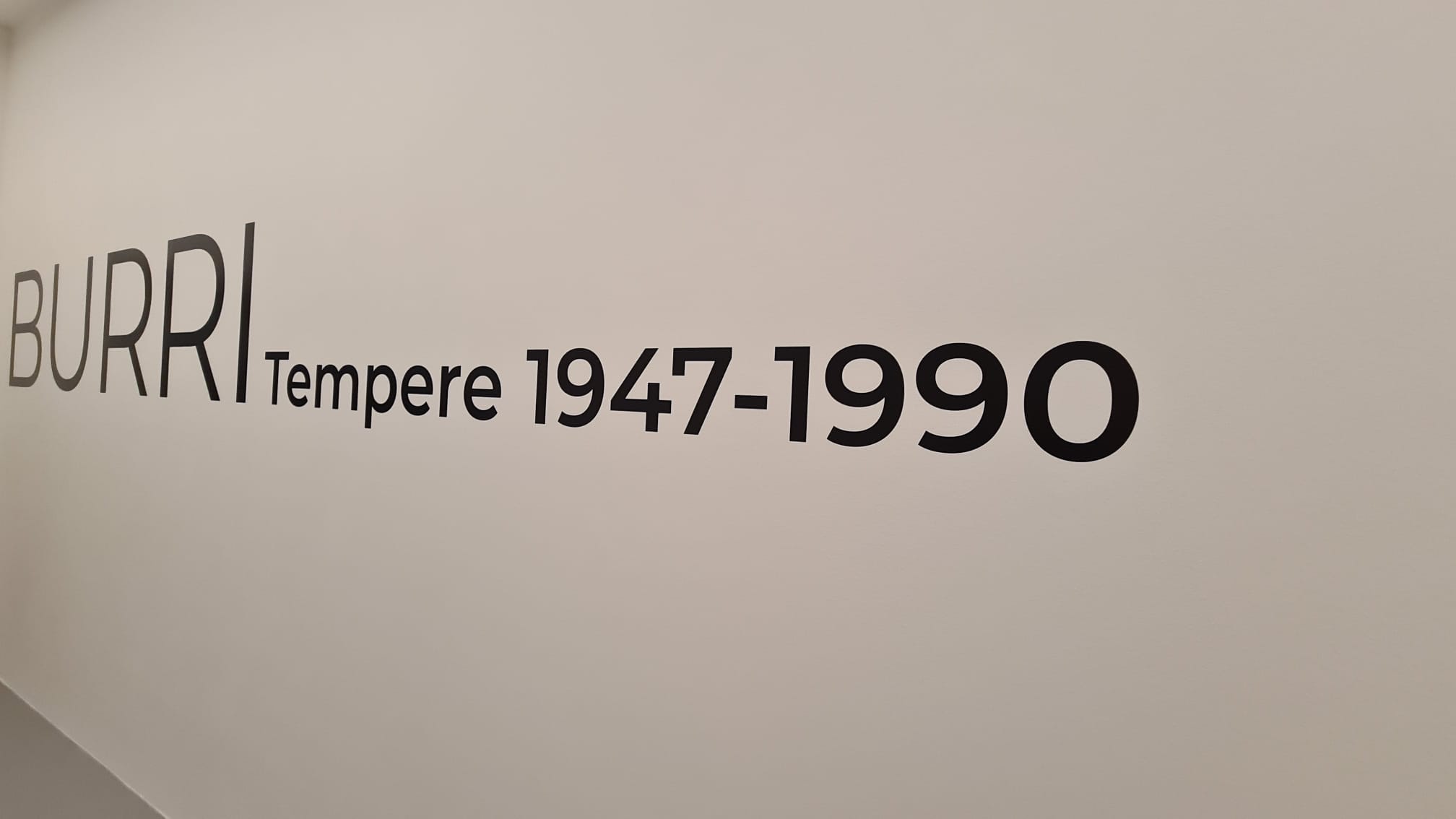 Città di Castello - Apre i battenti la mostra: “Burri. Tempere 1947-1990” 