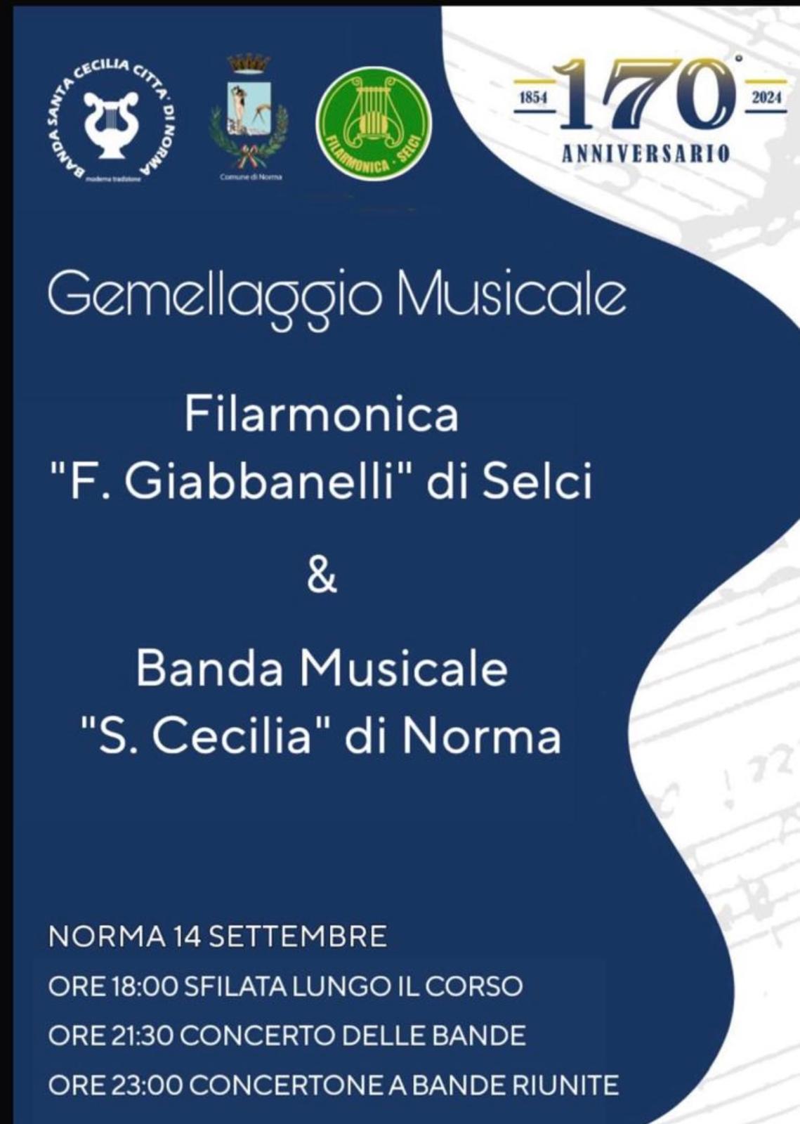 Un gemellaggio musicale tra i Comuni di San Giustino e Norma