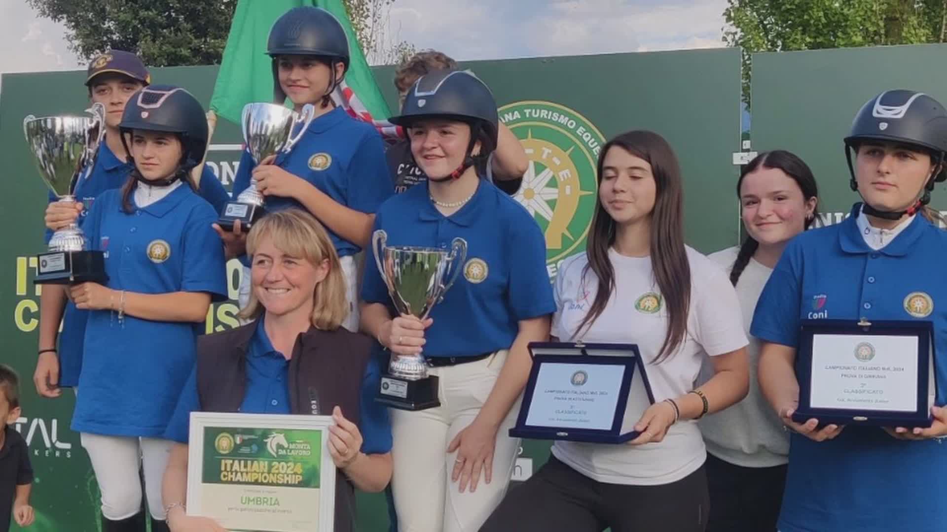 Monte Santa Maria Tiberina – Le atlete del Centro ippico “Il Monte” protagoniste al Trofeo delle Regioni