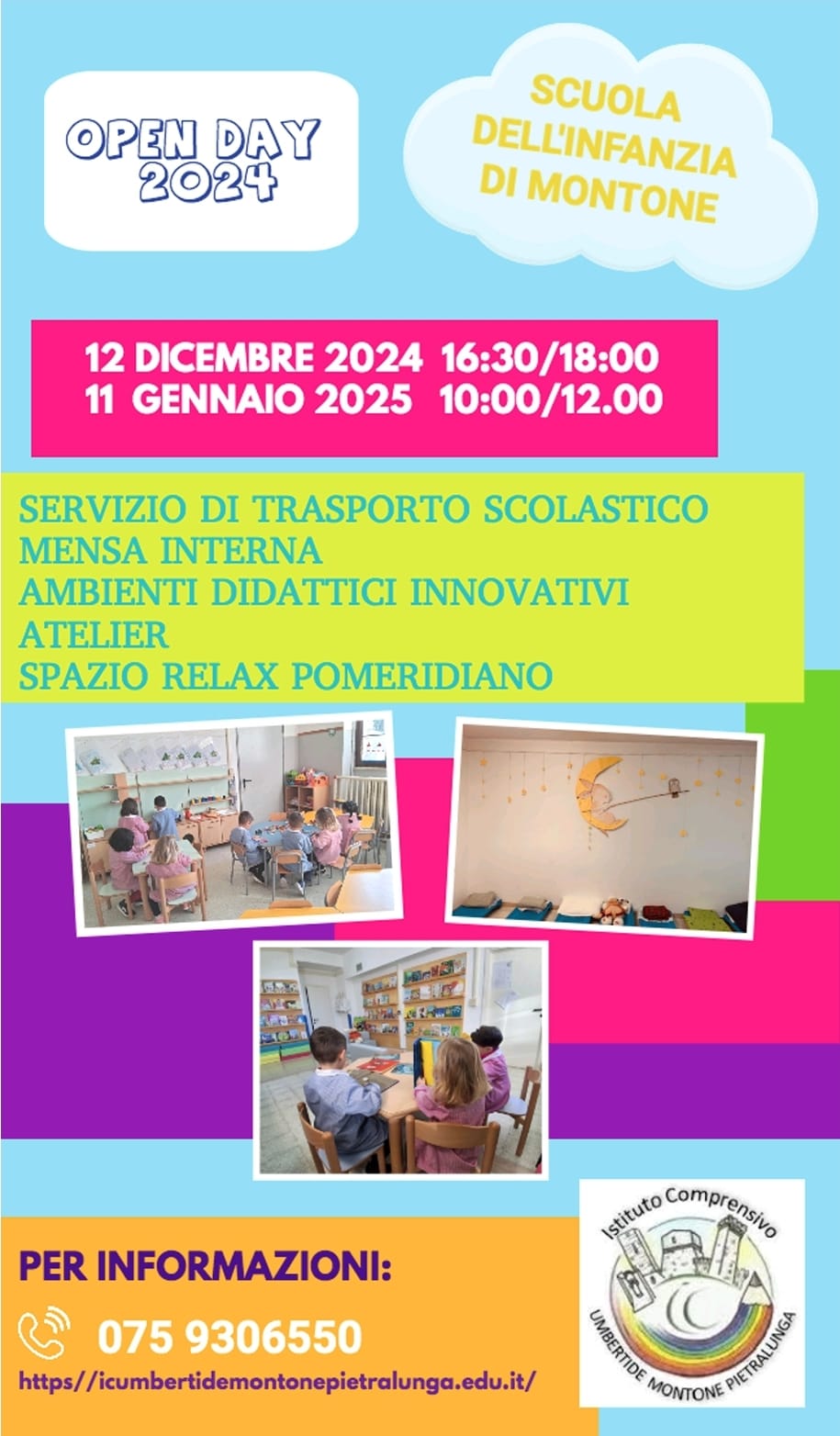 Montone – E’ tempo di Open day per le scuole del territorio