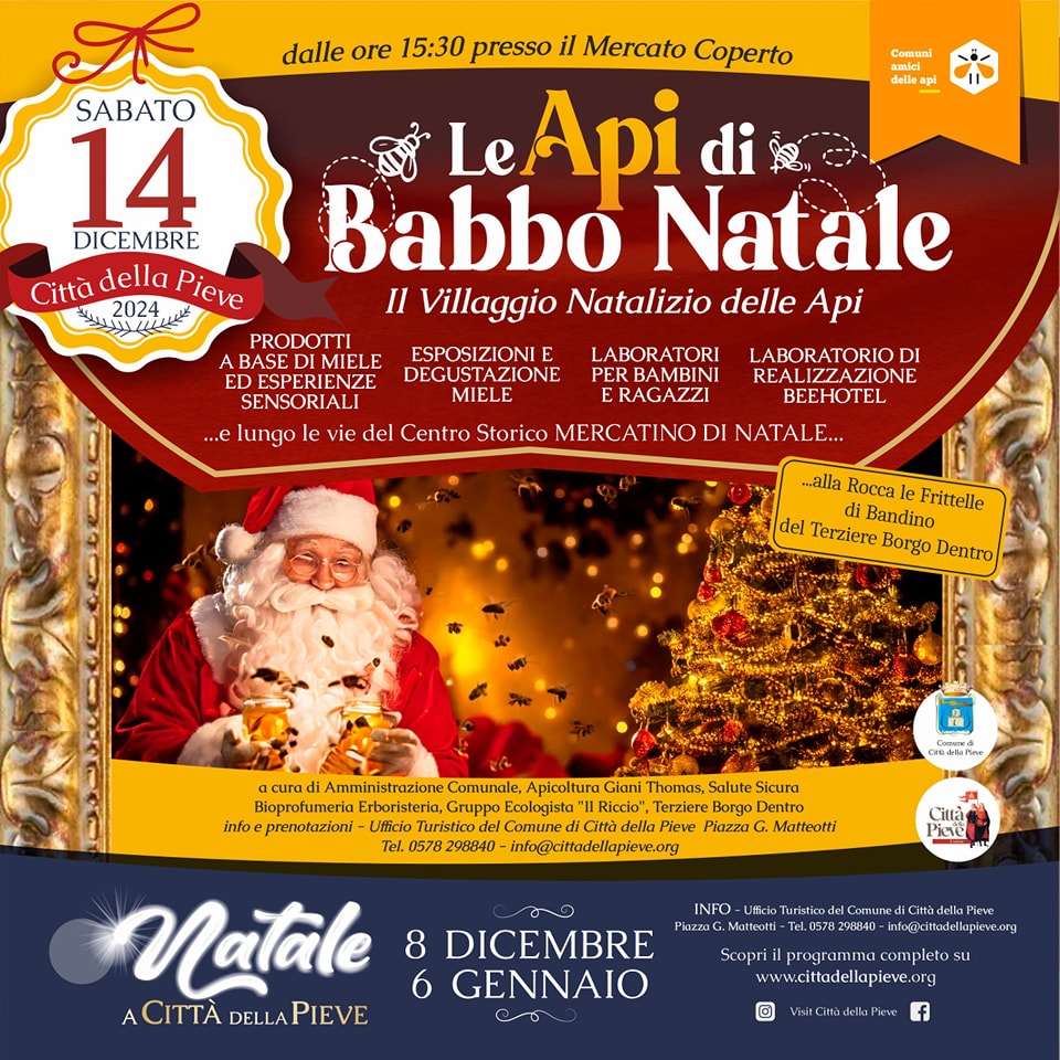 Le “api di Babbo Natale” a Città della Pieve