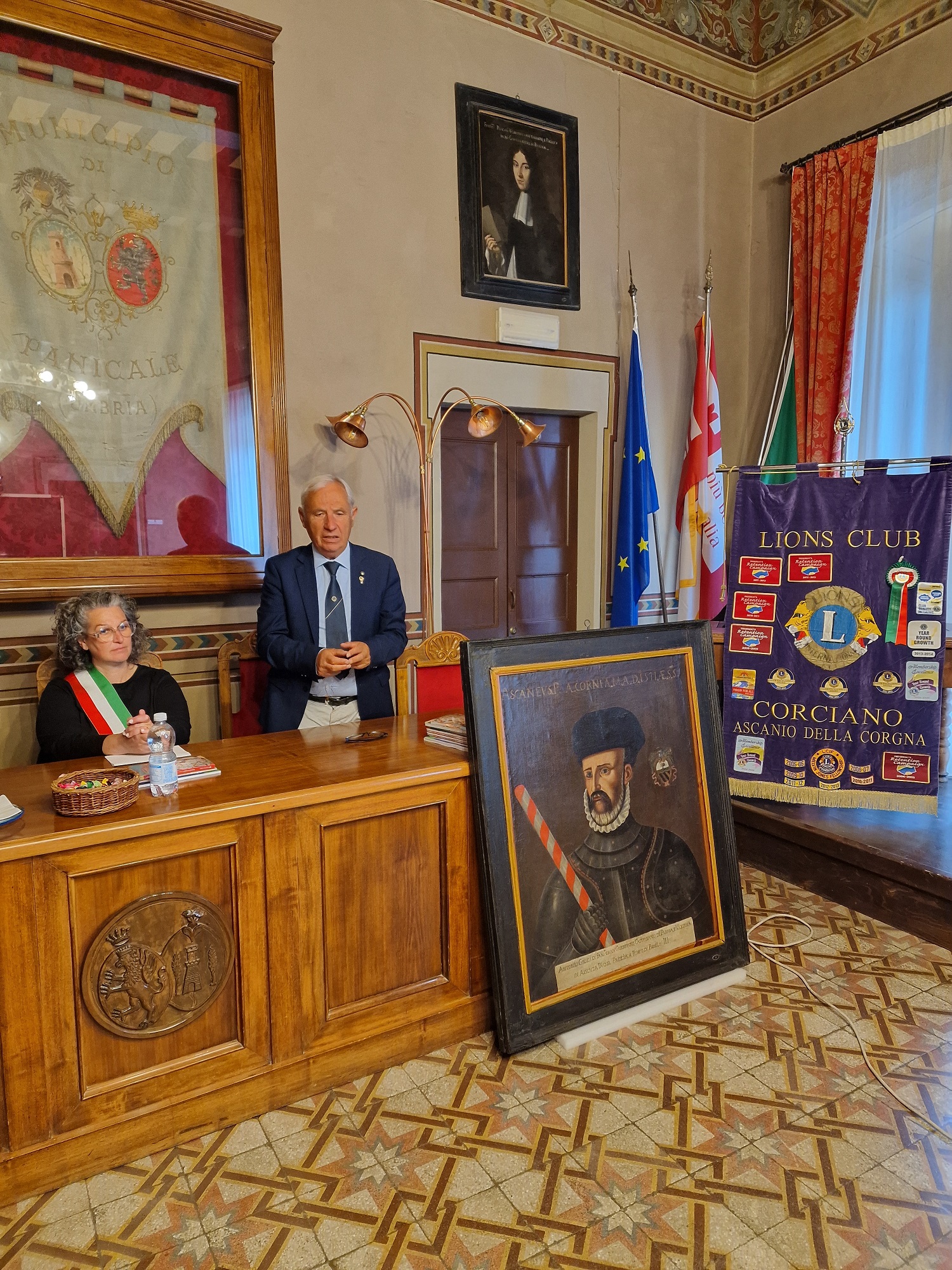 La vicesindaca Buso e lo storico Cialini