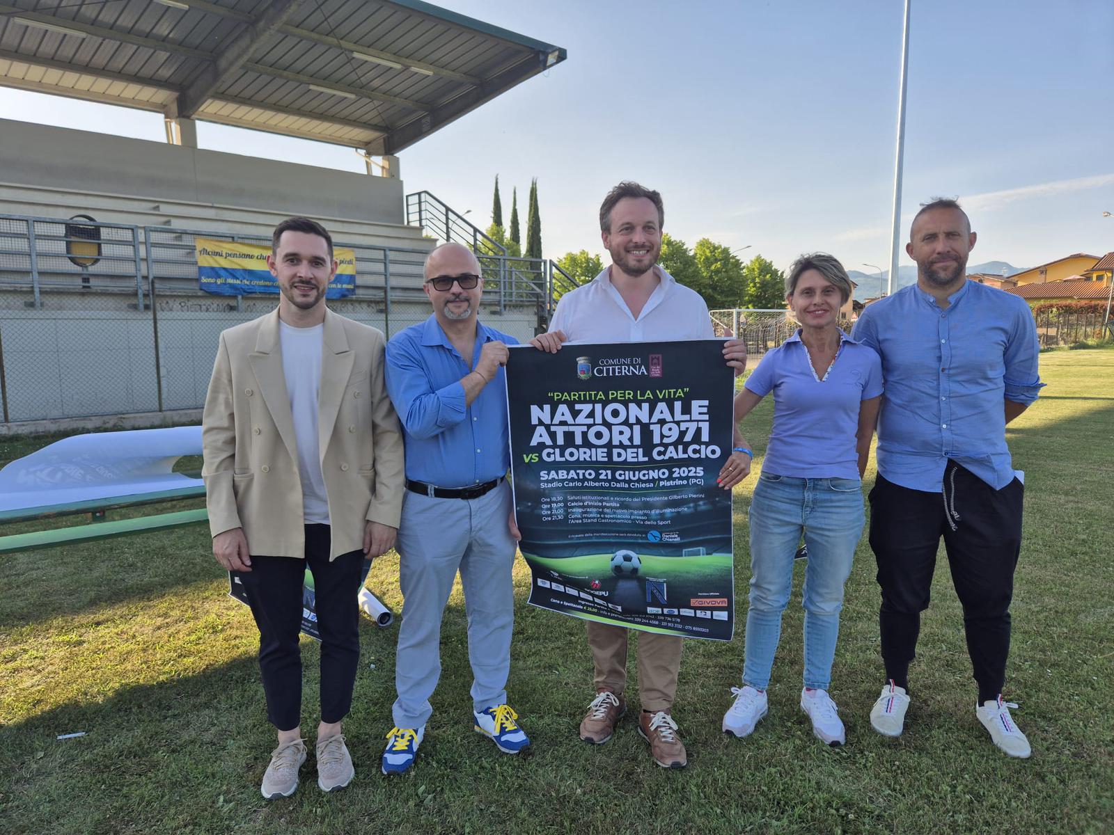 Citerna - Un gol per la solidarietà con la “La partita per la vita”