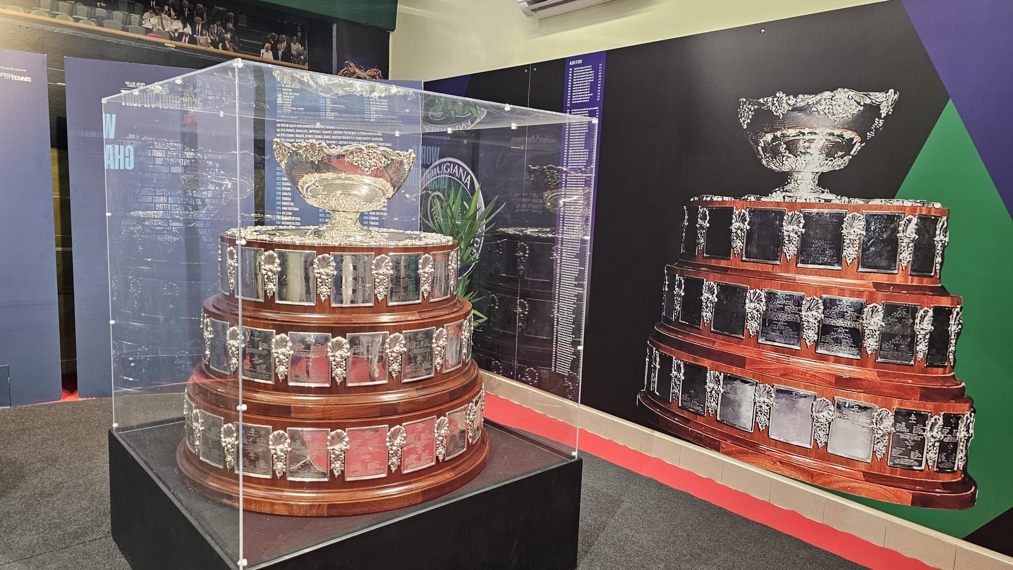 Sport - La Coppa Davis e la Billie Jean King Cup in mostra a Chiugiana