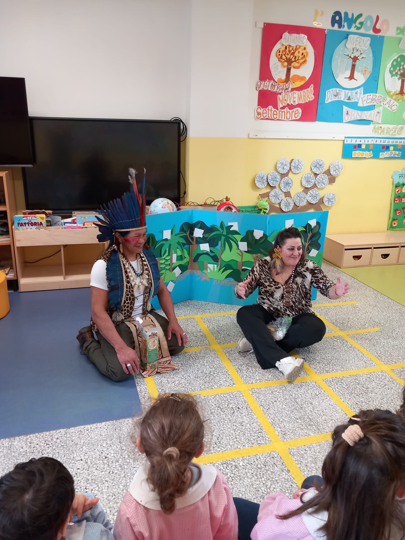 L'intervento in classe dei due esperti
