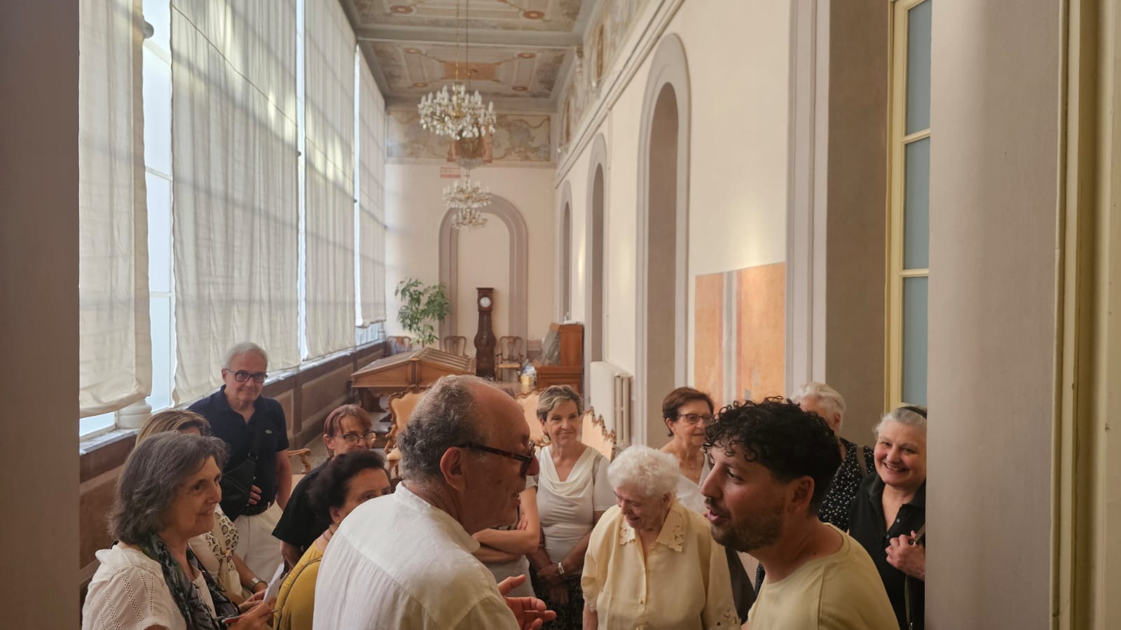 Immagine della visita al Palazzo della Provincia di Perugia