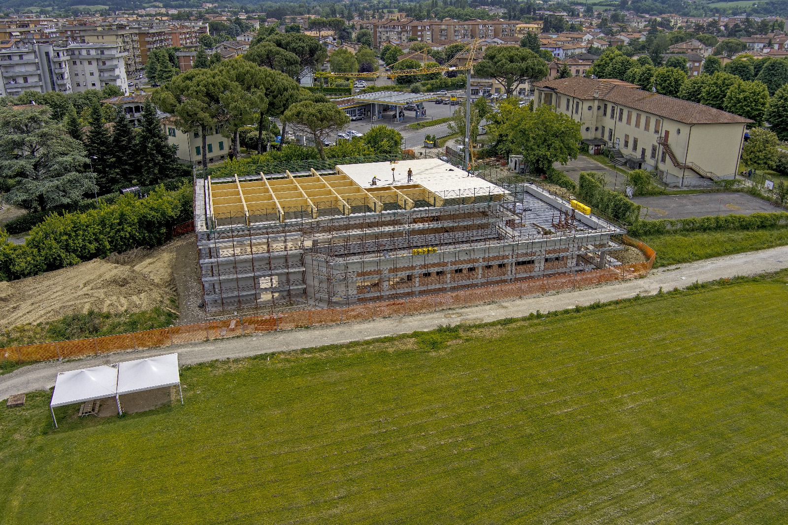 Edilizia scolastica - Una nuova palestra per gli istituti di istruzione secondaria di Città di Castello