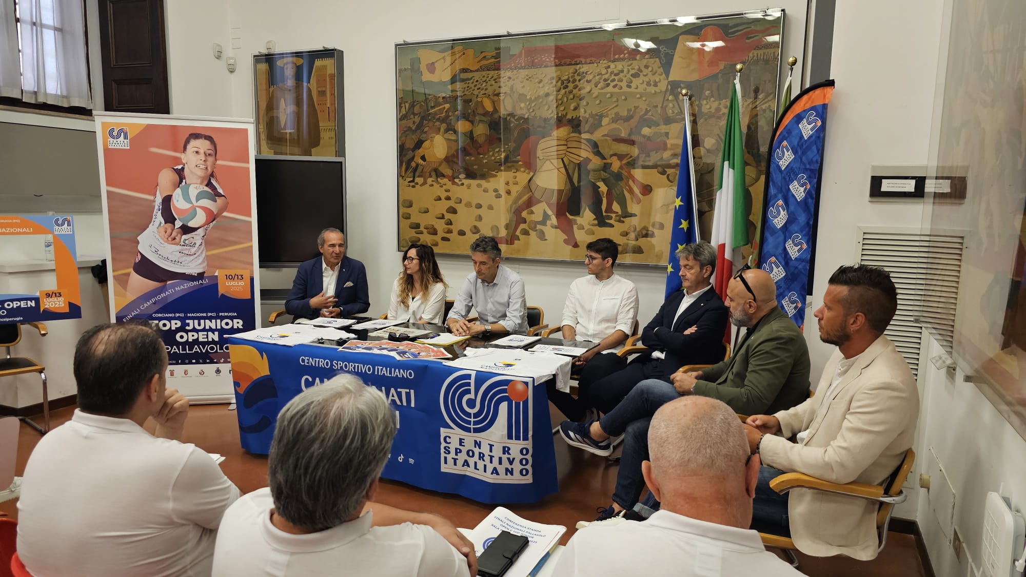 Presentazione finali campionati nazionali open pallavolo CSI