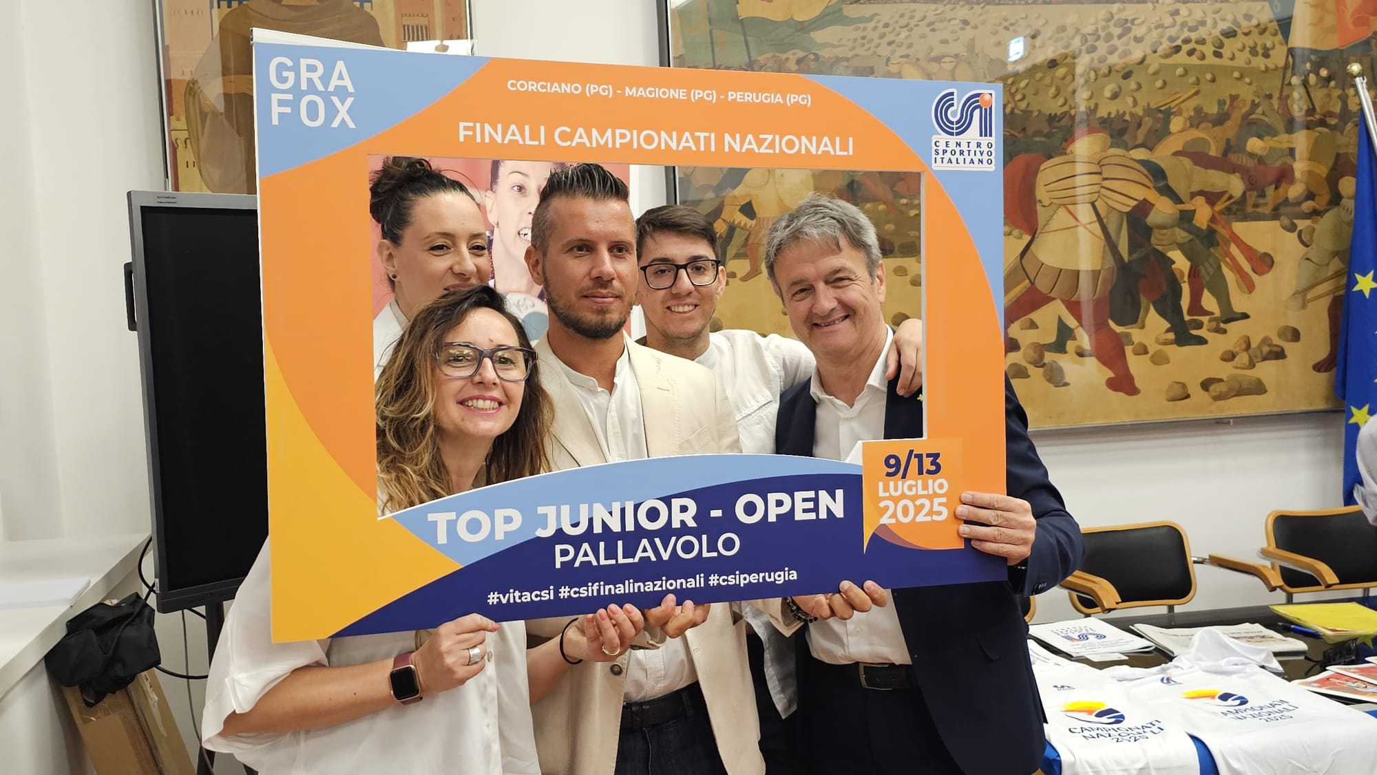 Presentazione finali campionati nazionali open pallavolo CSI
