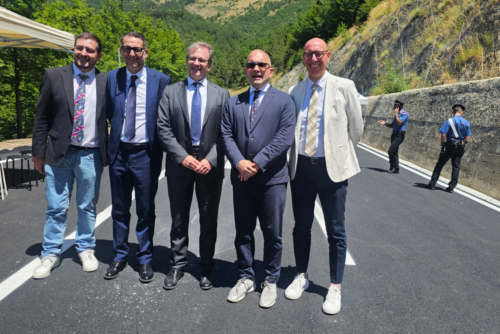 Sisma 2016 – Riaperta la Sp 64 “Nursina”, struttura strategica per l’Appennino Umbro-Marchigiano