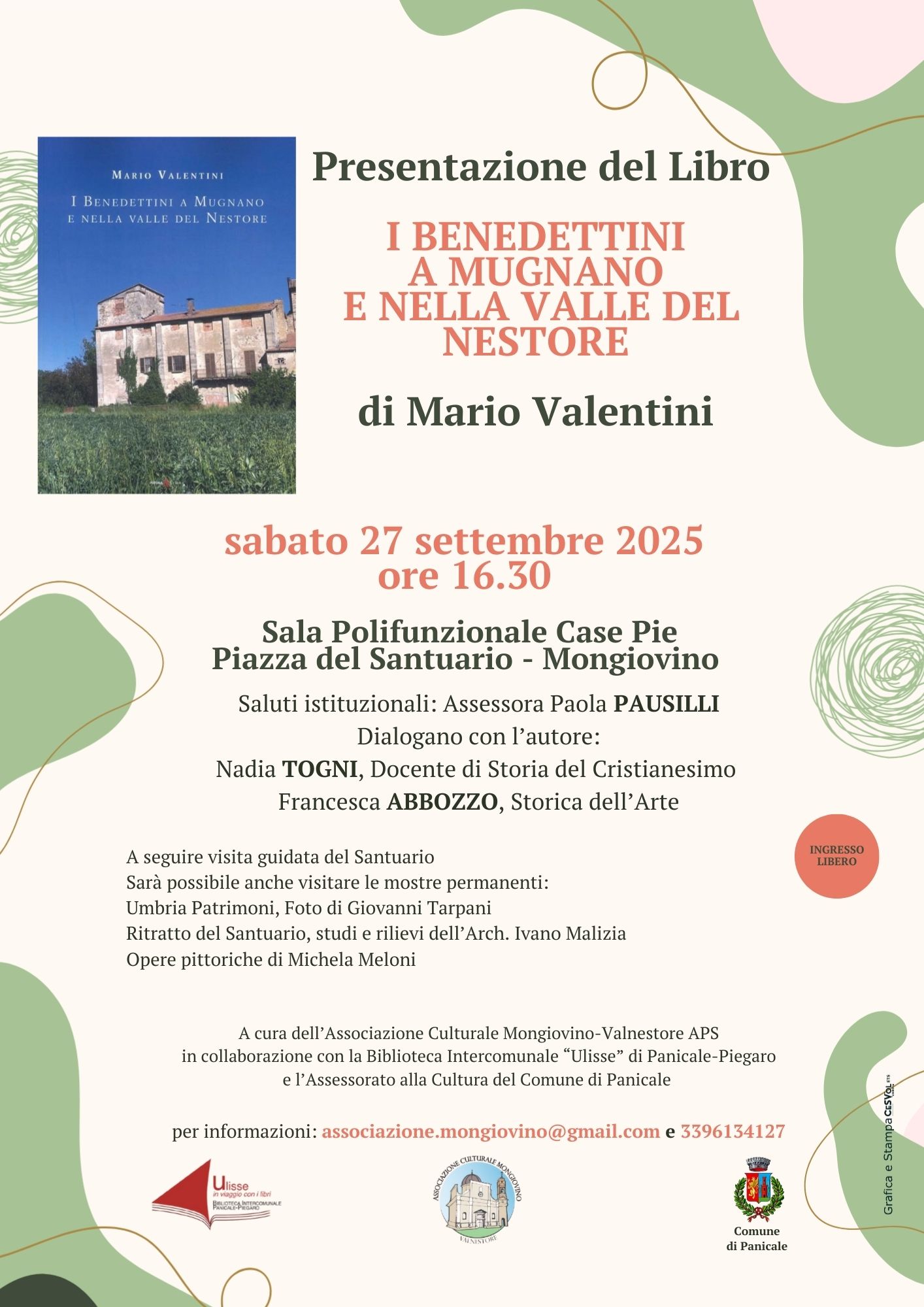 "I Benedettini a Mugnano e nella Valle del Nestore"  