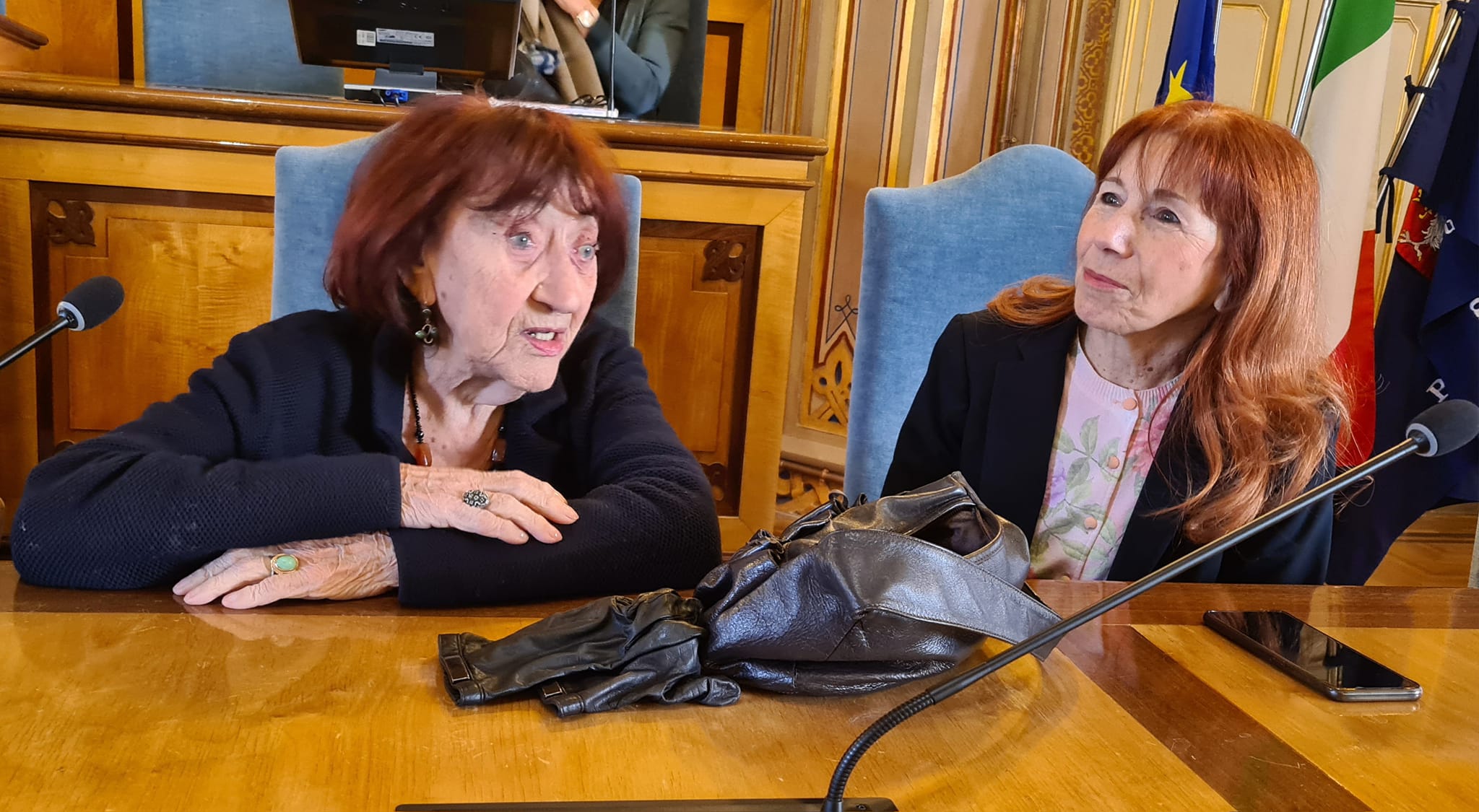 foto con Alloisio e Franceschini