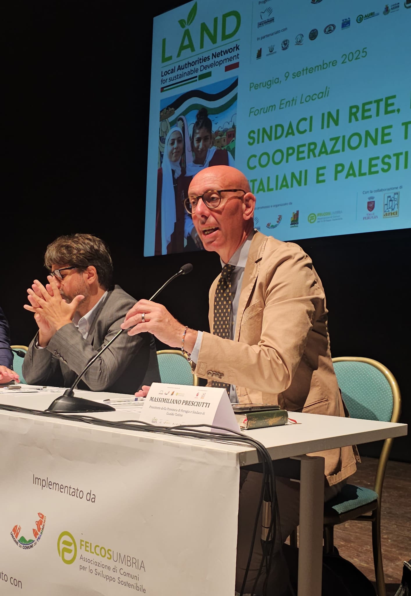 L'intervento del presidente della Provincia di Perugia al forum 