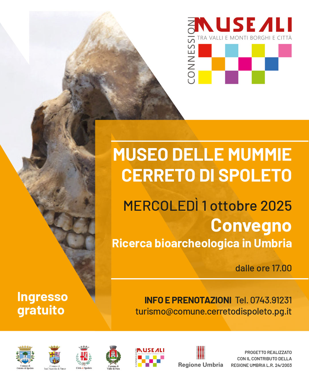 Connessioni Museali 2025 – In rete i musei della Valnerina e della Valle spoletina