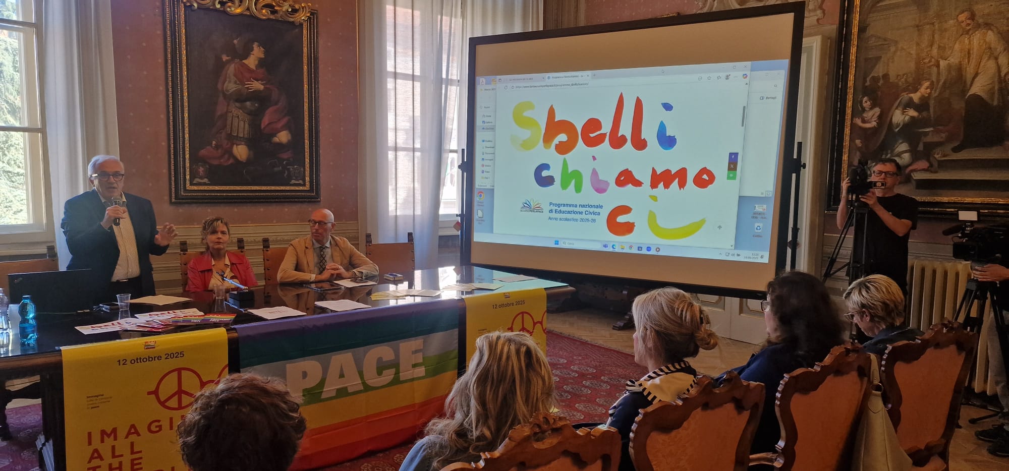 In cammino verso la Marcia PerugiAssisi  - Presentati i programmi di educazione civica per le scuole: “Sbellichiamoci” e “Sui passi di Francesco”