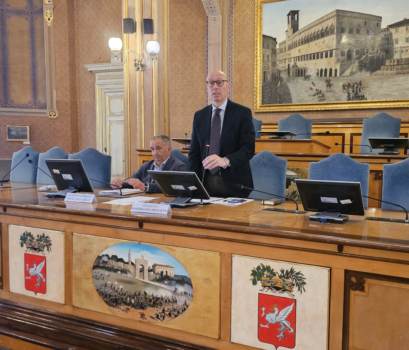 In Provincia - Il Consiglio approva il trasferimento di immobili alla Regione Umbria