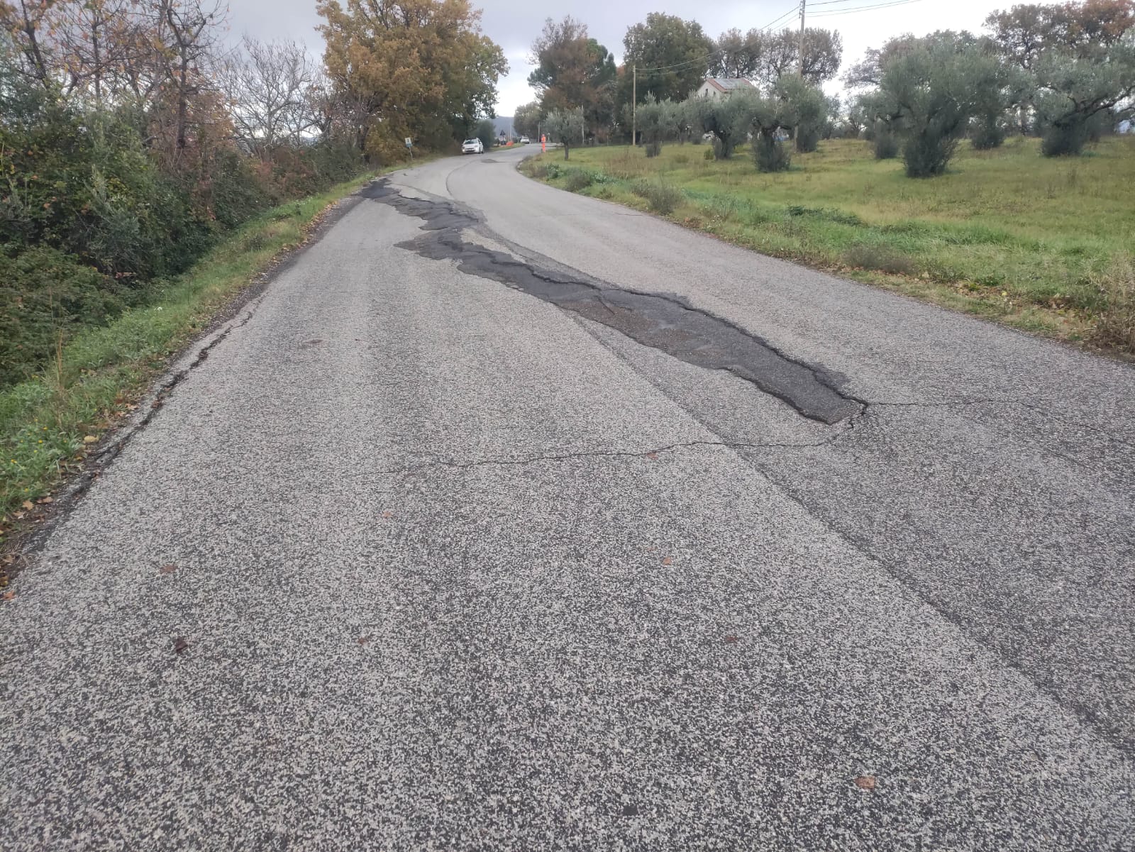 Il tratto interessato dai lavori