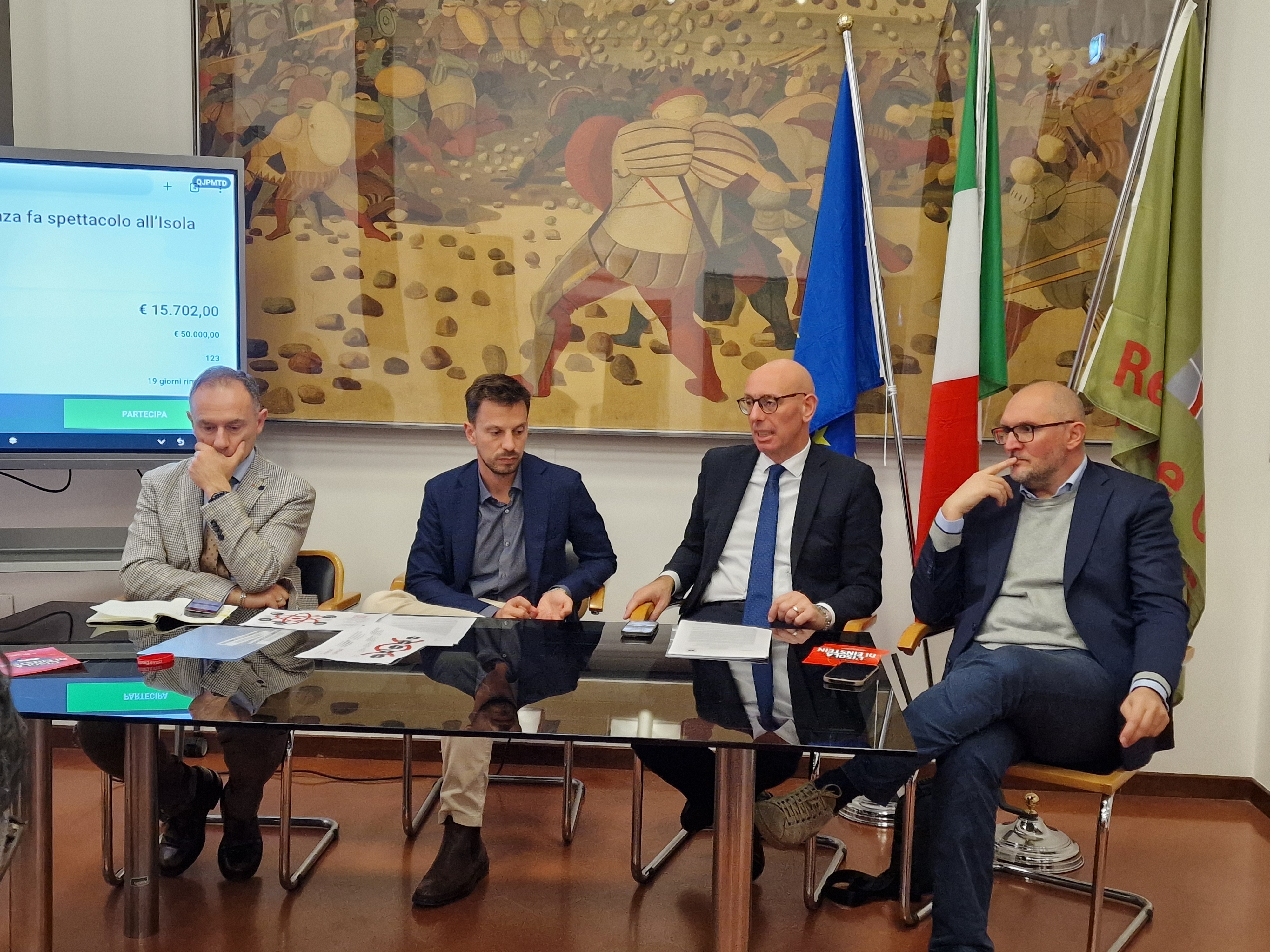 La conferenza stampa