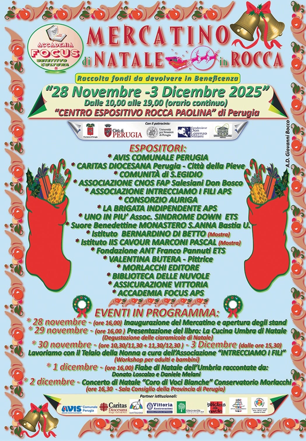 Al via la quinta edizione del “Mercatino di Natale in Rocca”