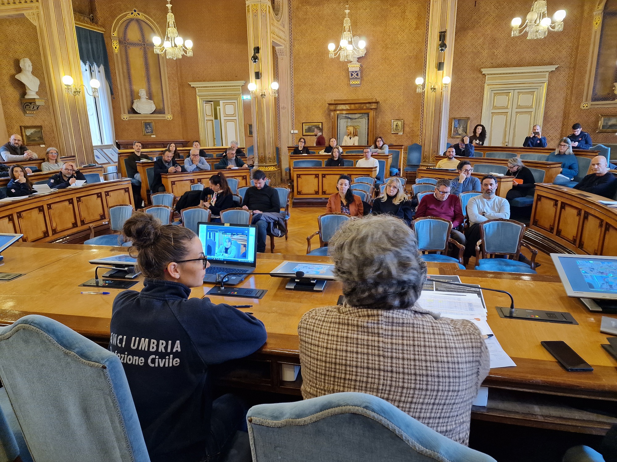 L'incontro nella Sala del Consiglio