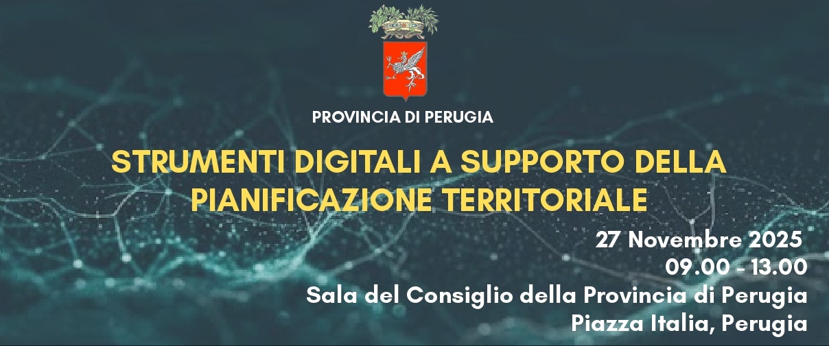 “Strumenti digitali a supporto della pianificazione territoriale”
