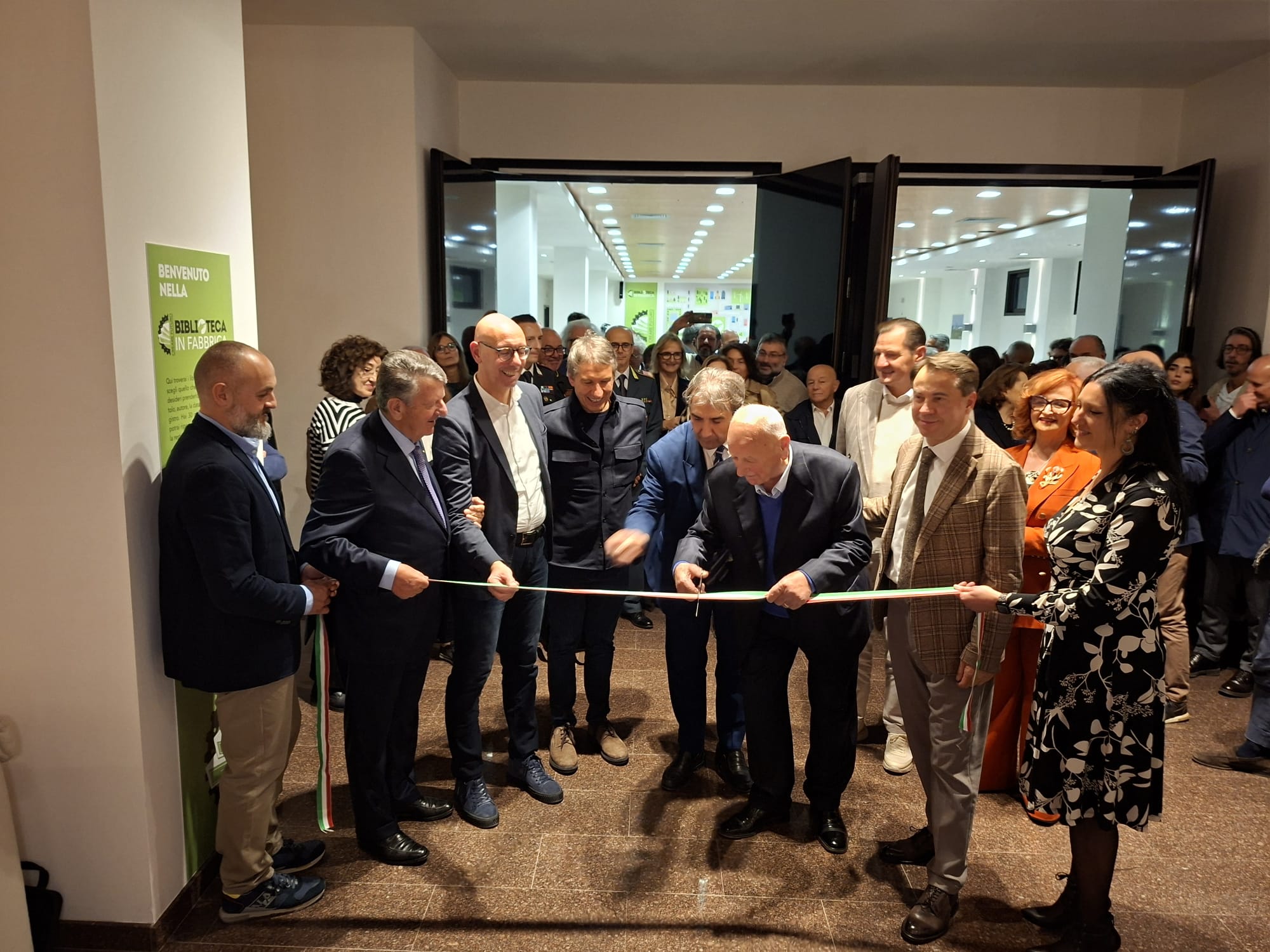 A Gubbio inaugurata la “Biblioteca in Fabbrica” di Colacem