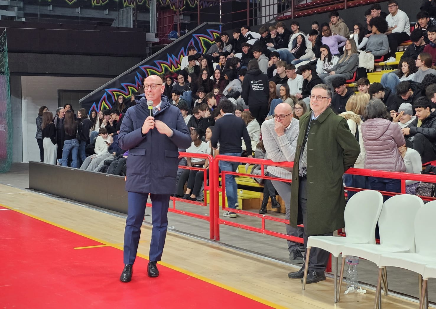 Il presidente della Provincia di Perugia, Massimiliano Presciutti, interviene all'evento “Alessi Welcome Show”