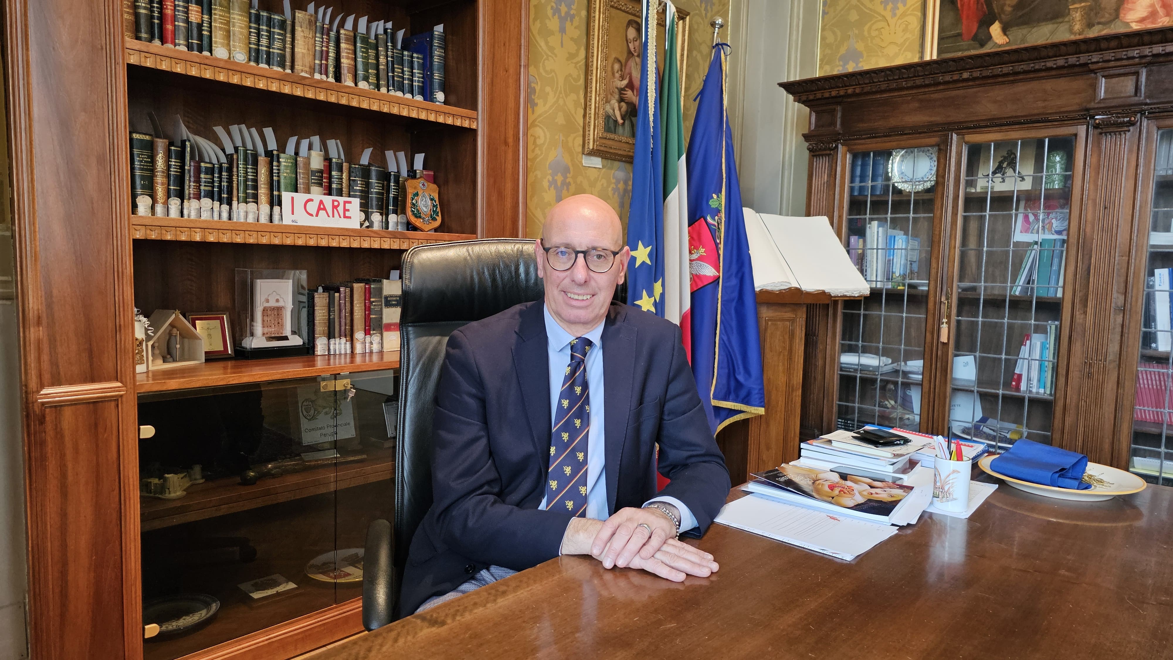 Il presidente della Provincia di Perugia, Massimiliano Presciutti
