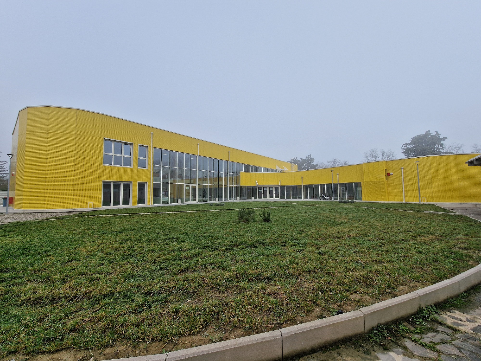 L'esterno del nuovo edificio