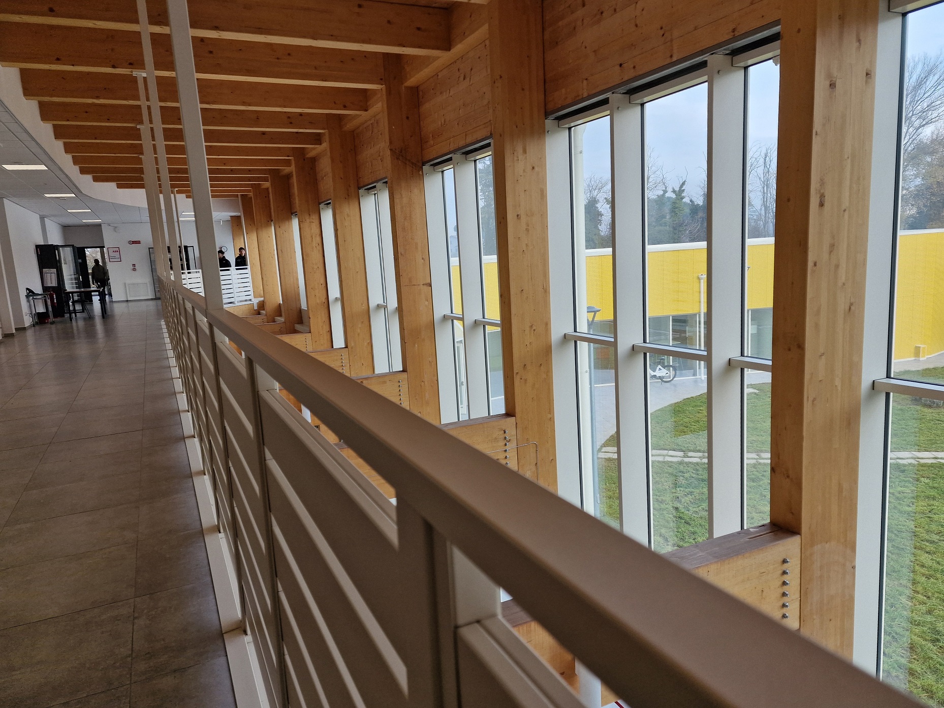 L'interno dell'edificio