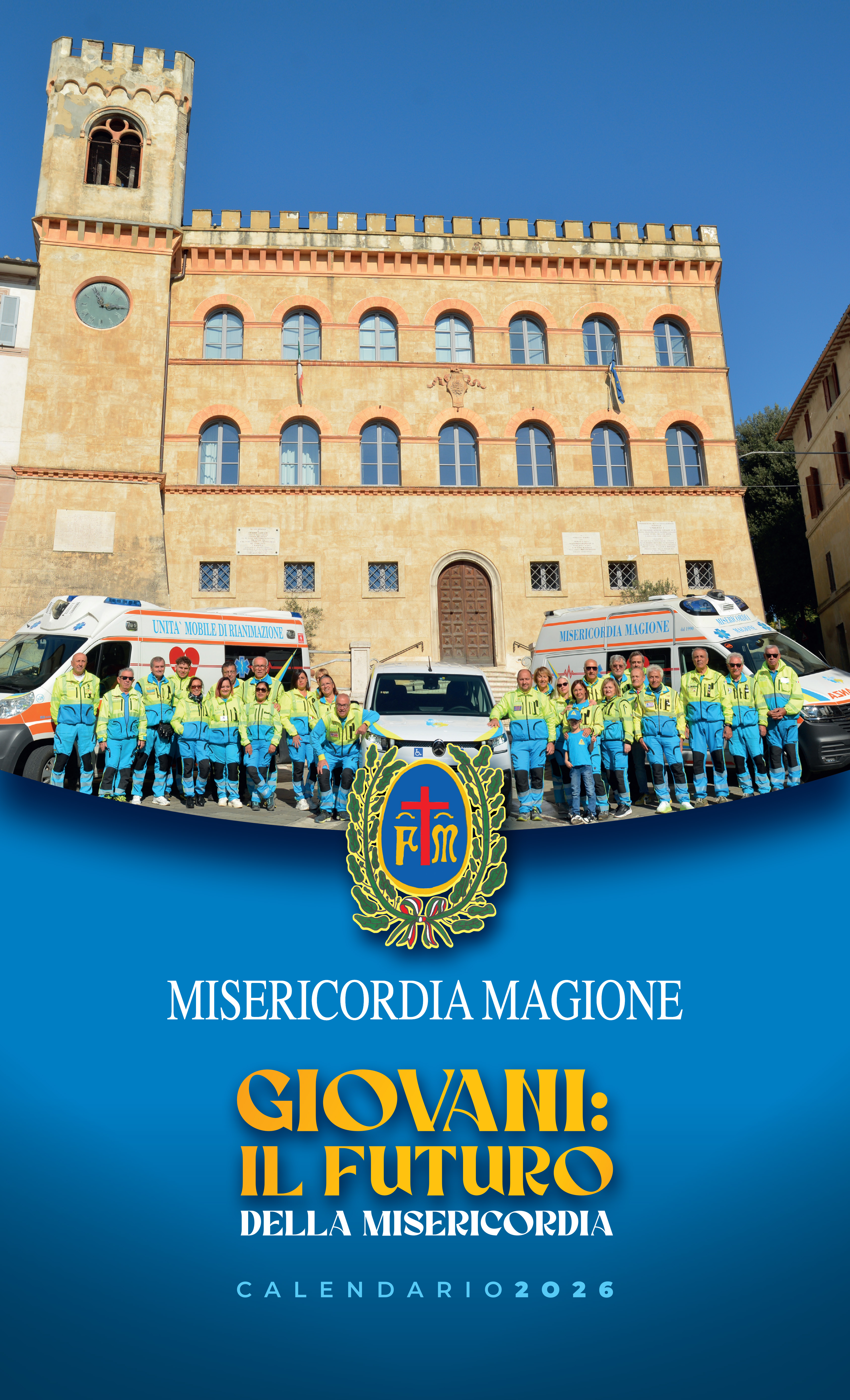 La copertina del calendario