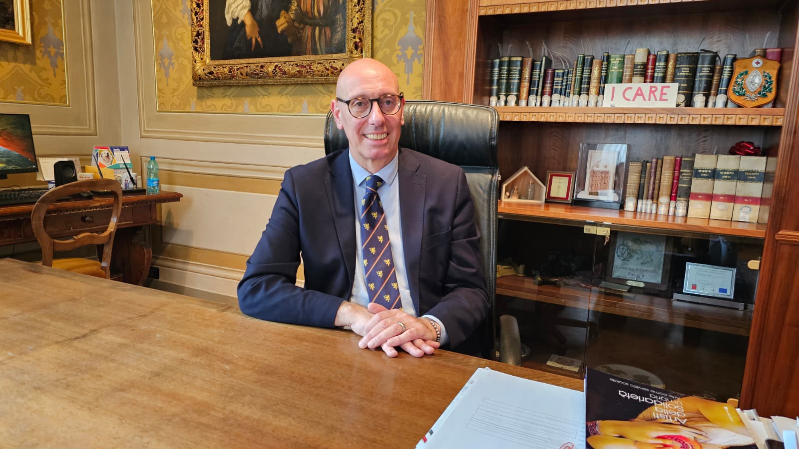 Immagine del presidente della Provincia di Perugia, Massimiliano Presciutti