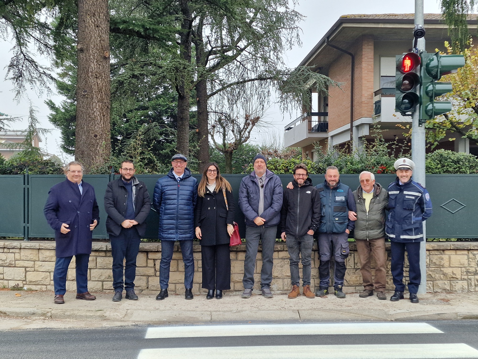 A Marsciano inaugurato l’impianto semaforico nel centro abitato di Schiavo