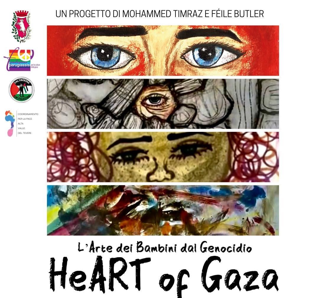A Montone la mostra HeART of Gaza: lo sguardo dei bambini oltre la guerra
