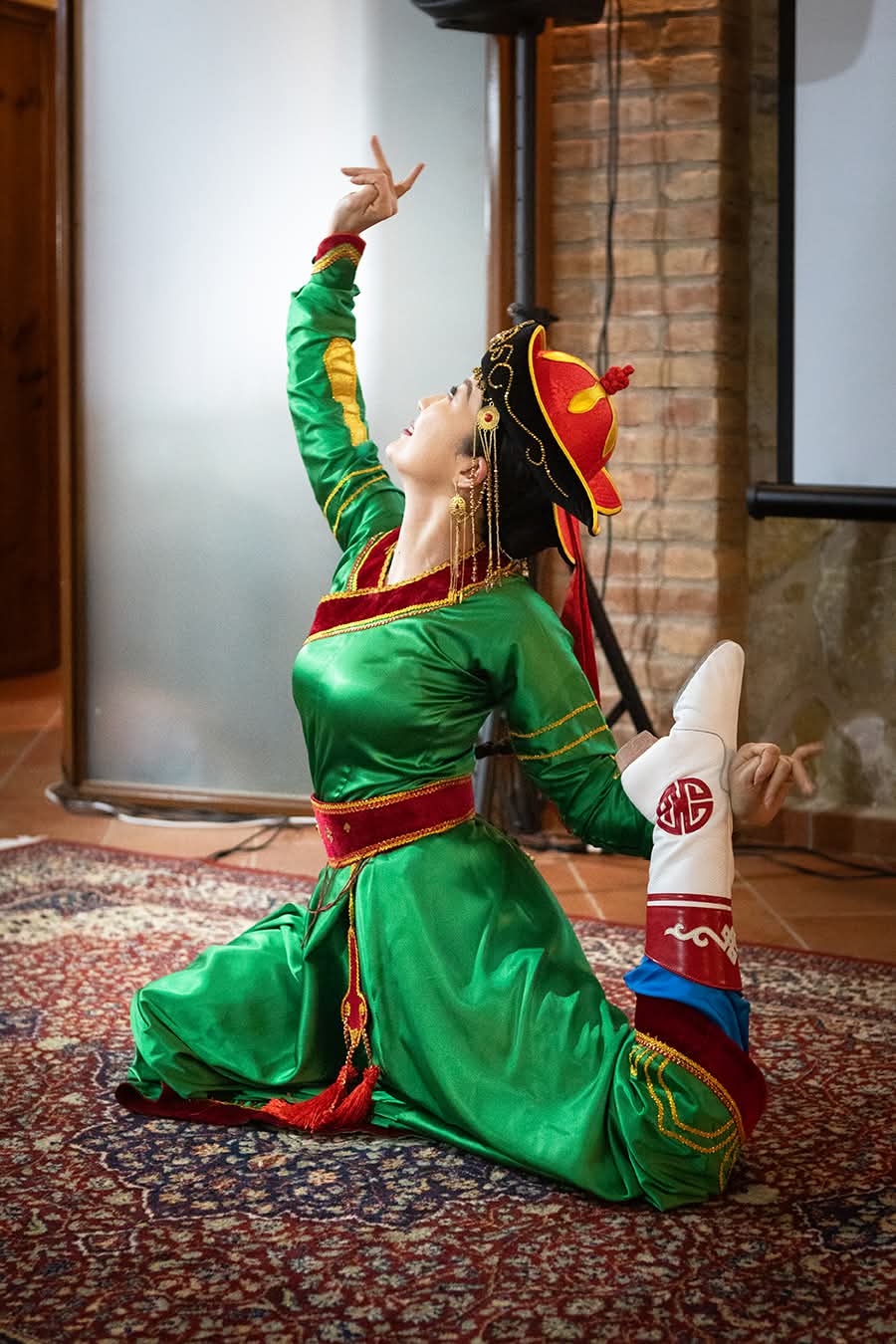 Una danzatrice mongola