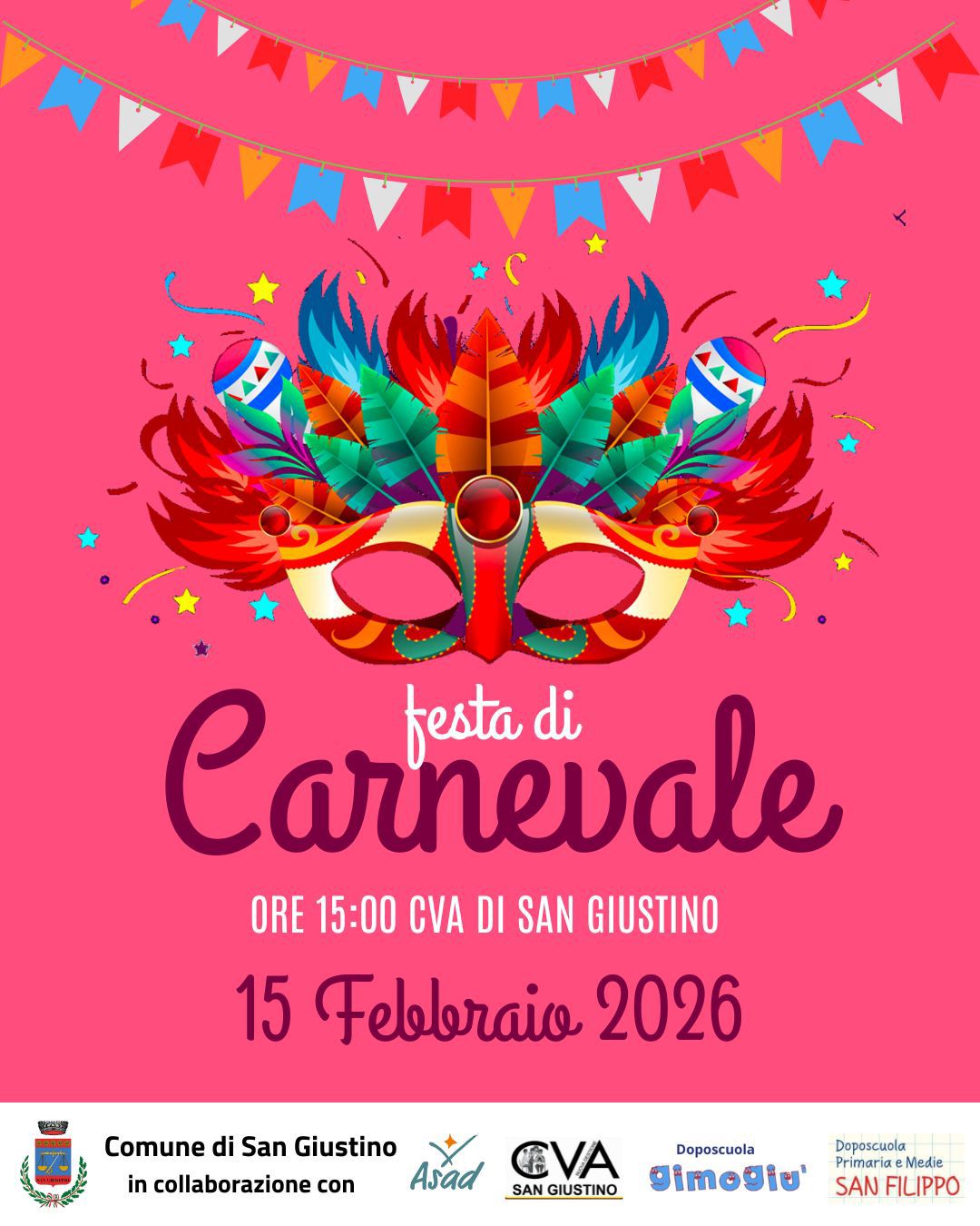 San Giustino - L&rsquo;allegria del carnevale &egrave; pronta a invadere le vie del territorio