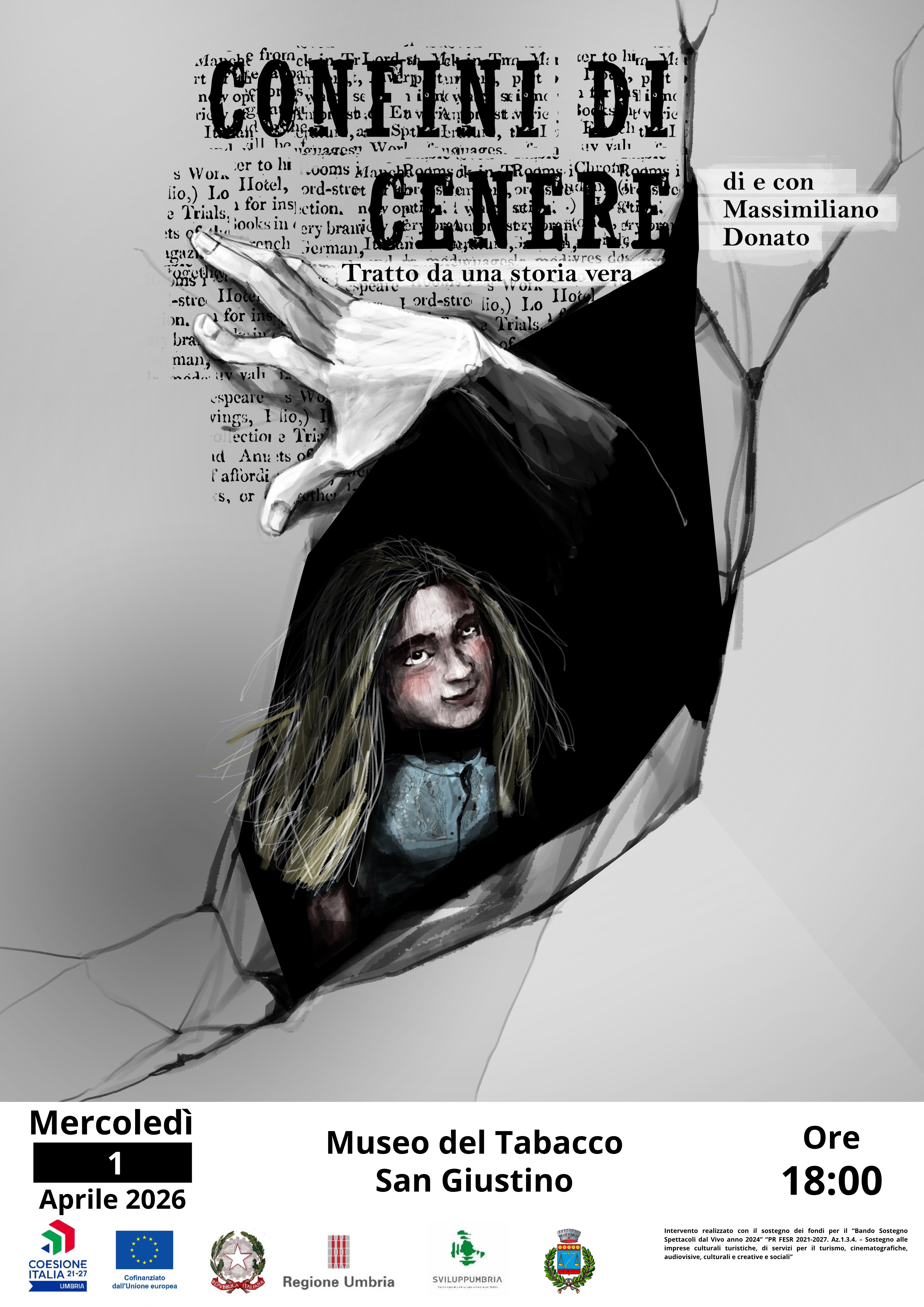 San Giustino - Al Museo del Tabacco va in scena &ldquo;Confini di cenere&rdquo;