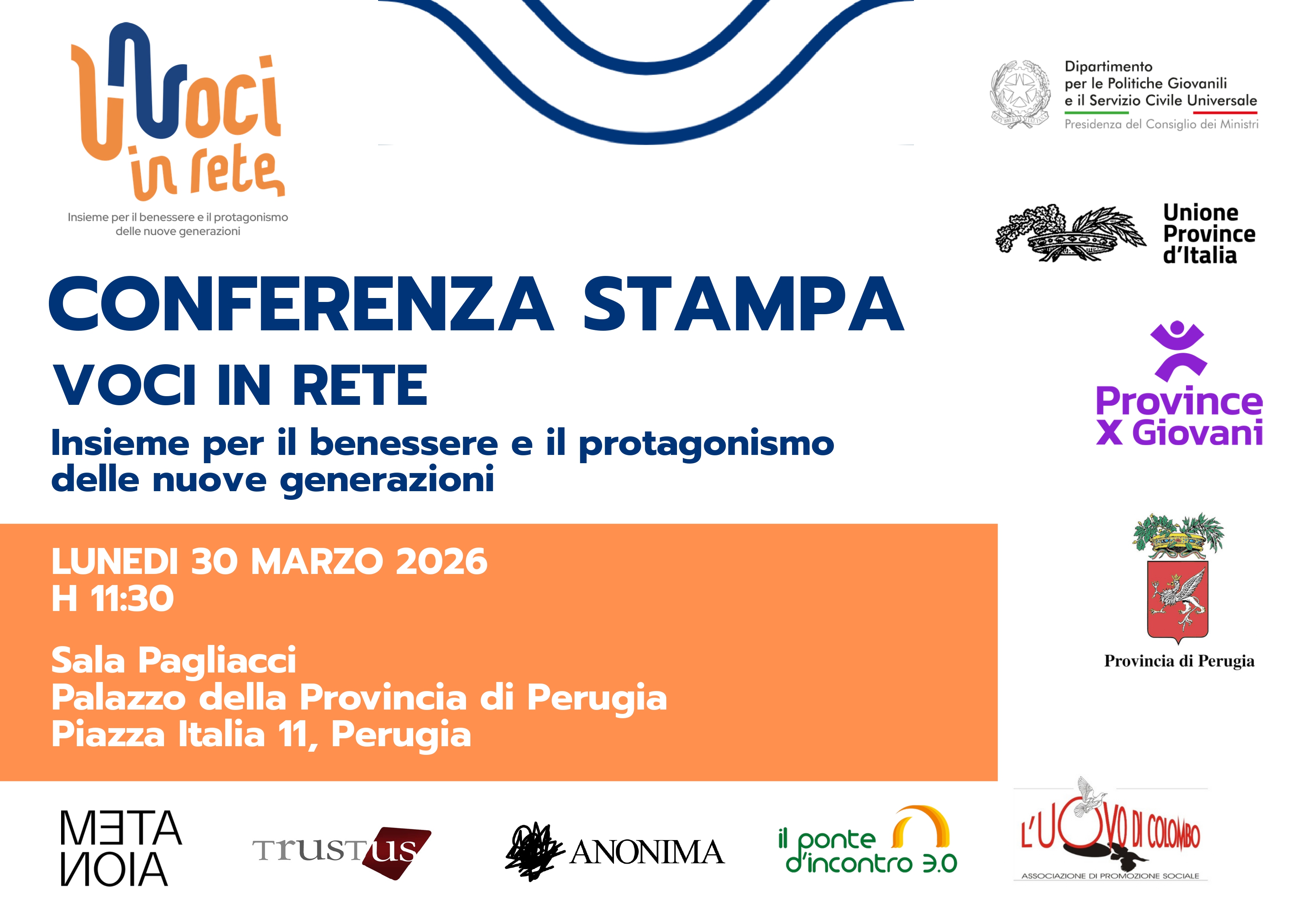 Luned&igrave; conferenza stampa di presentazione del progetto &ldquo;Voci in Rete&rdquo;