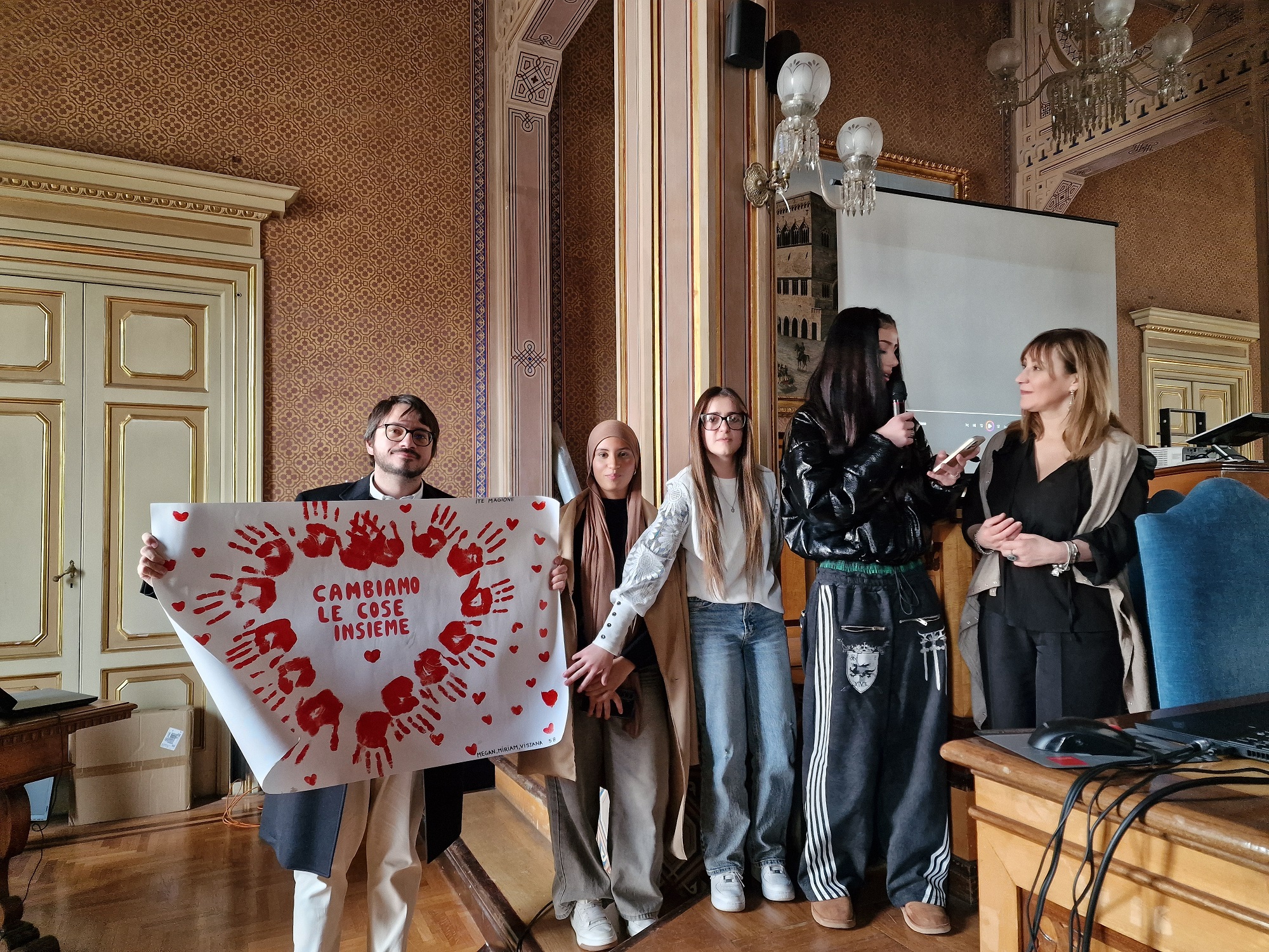 Uno dei lavori presentati