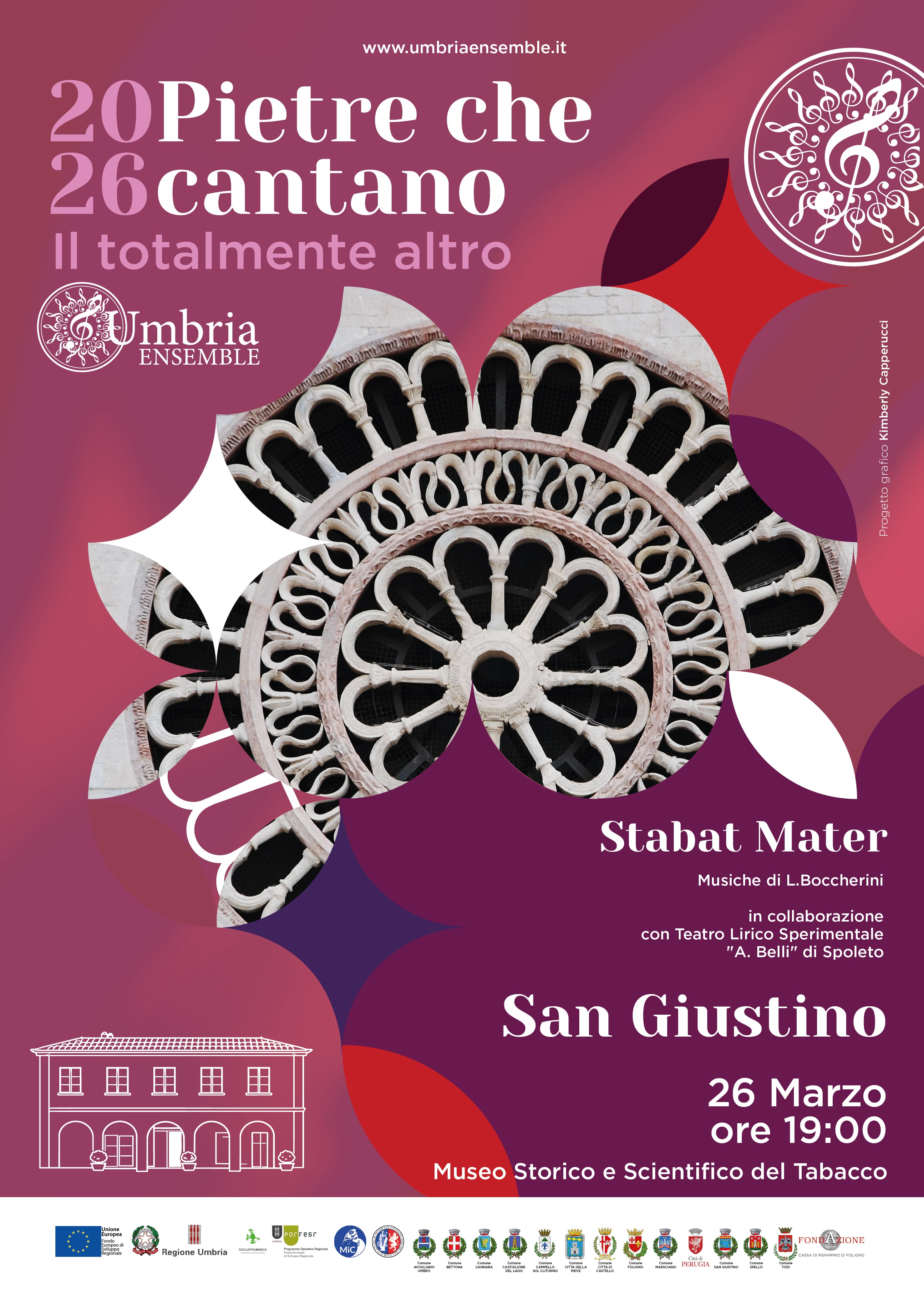 Locandina del concerto “Stabat Mater”