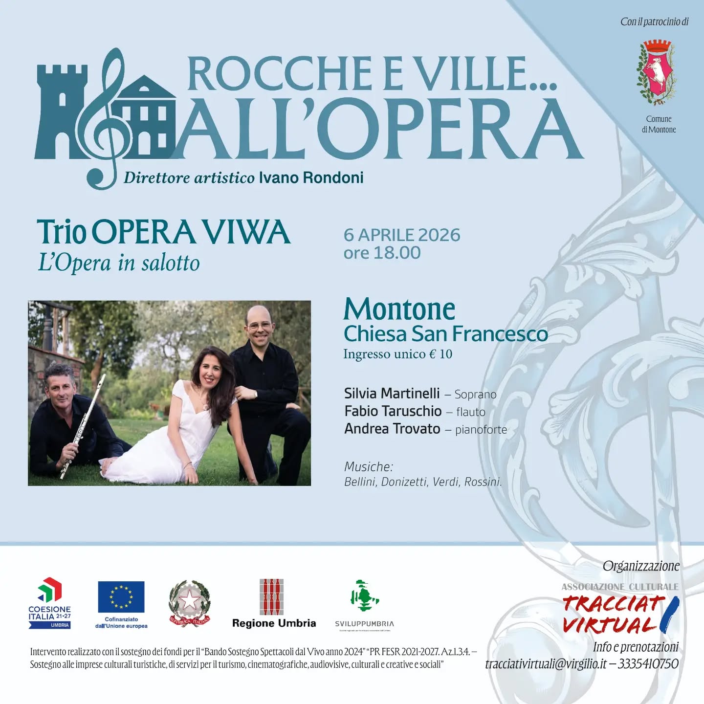 Locandina “Rocche e Ville... all’Opera”