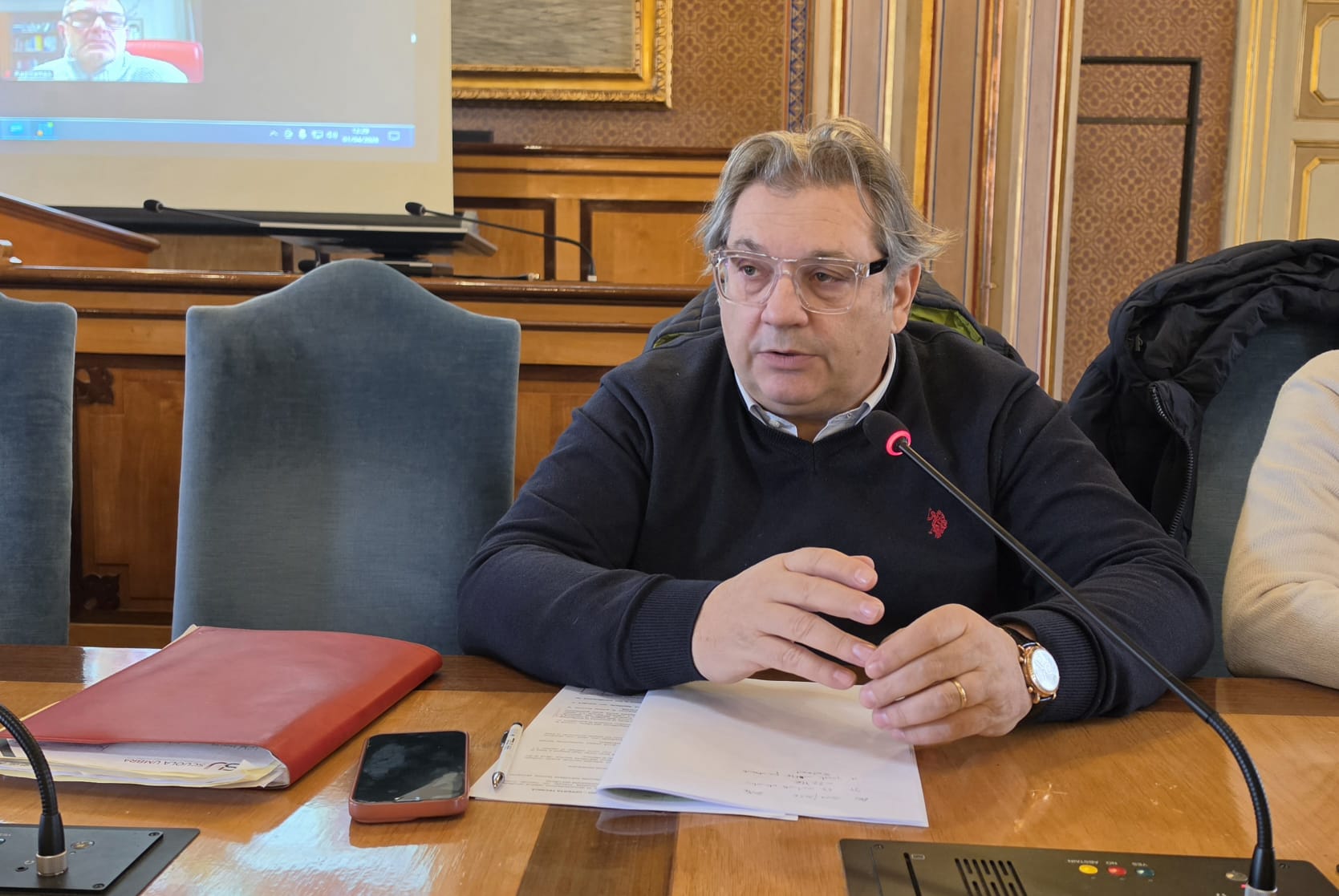 Il dirigente del Servizio Gestione Viabilità Stefano Torrini