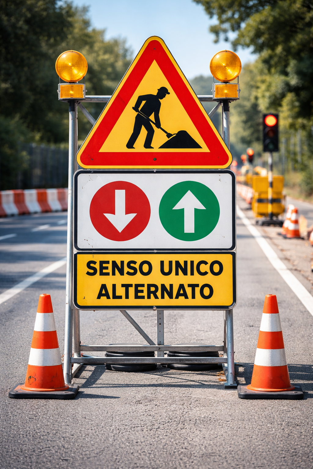 Viabilit&agrave; &ndash; Senso unico alternato lungo la SP 375 di Marsciano