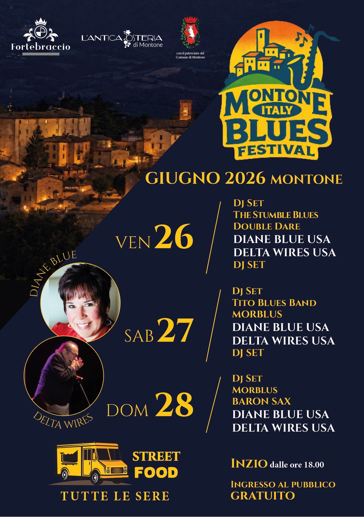 Locandina Blues Festival Montone 