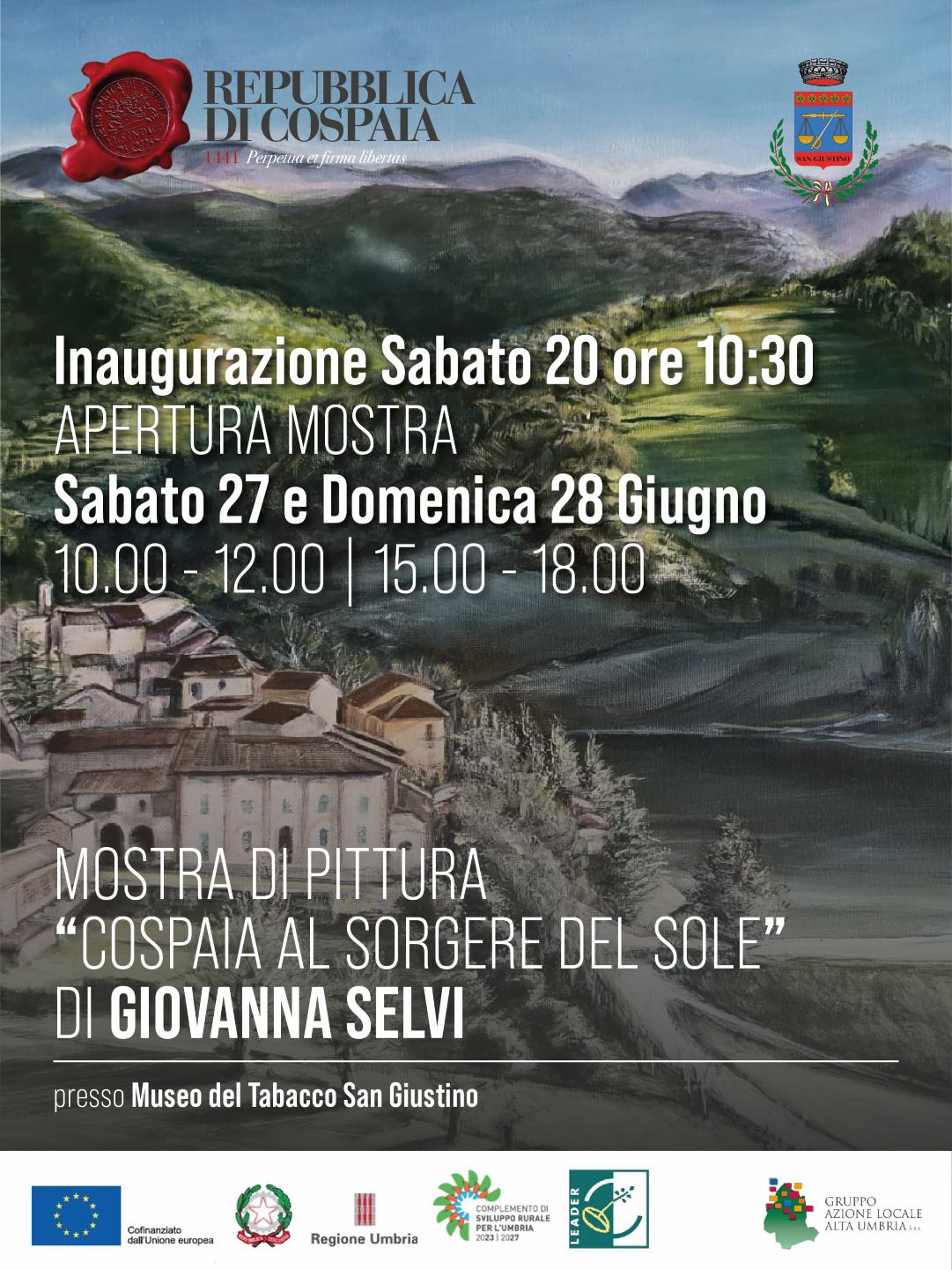 Locandina evento dell’Antica Repubblica di Cospaia