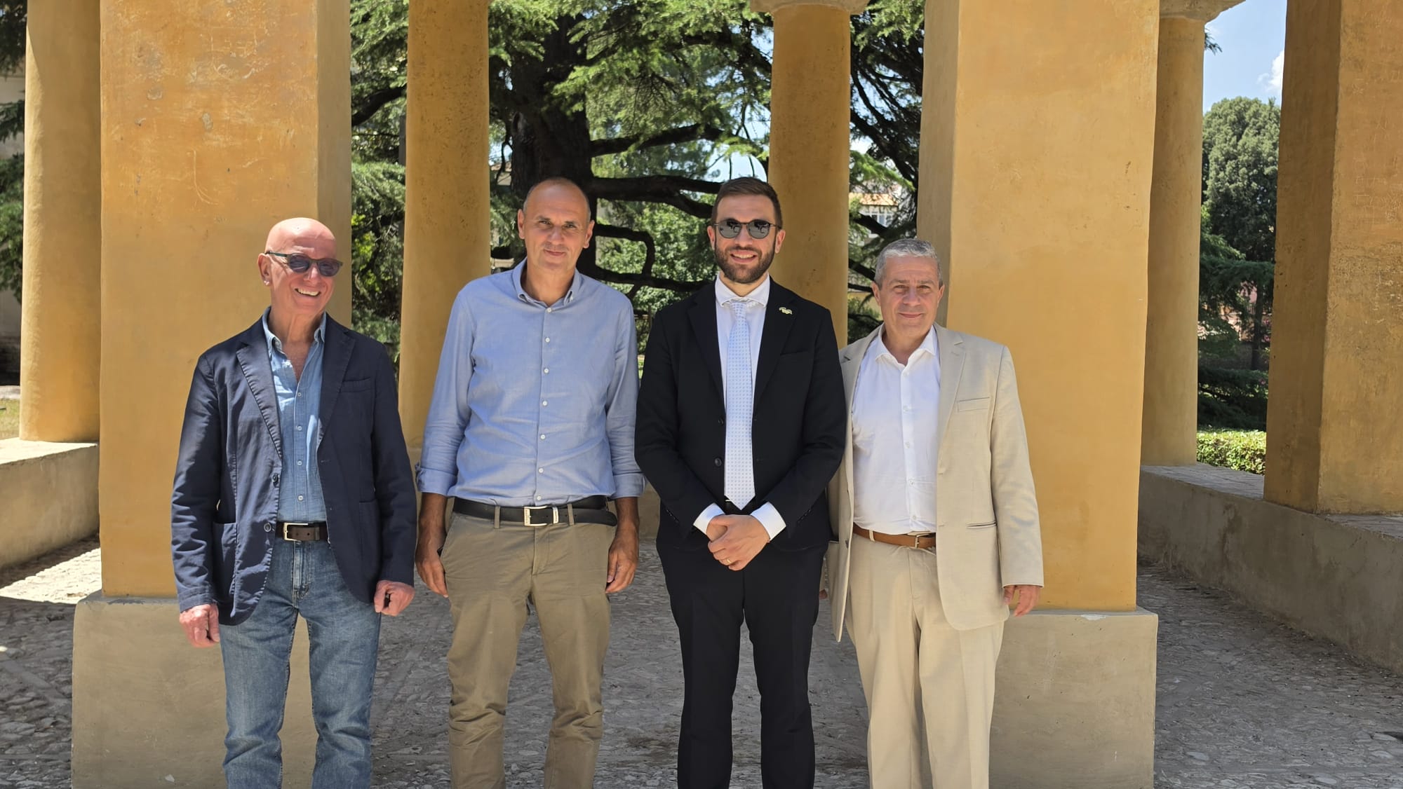 Villa Redenta, restaurati il Tempietto Dorico e la Meridiana del parco